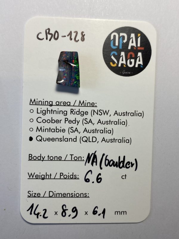 Opale boulder australienne de 6.6 ct (cBO-128) – Image 4