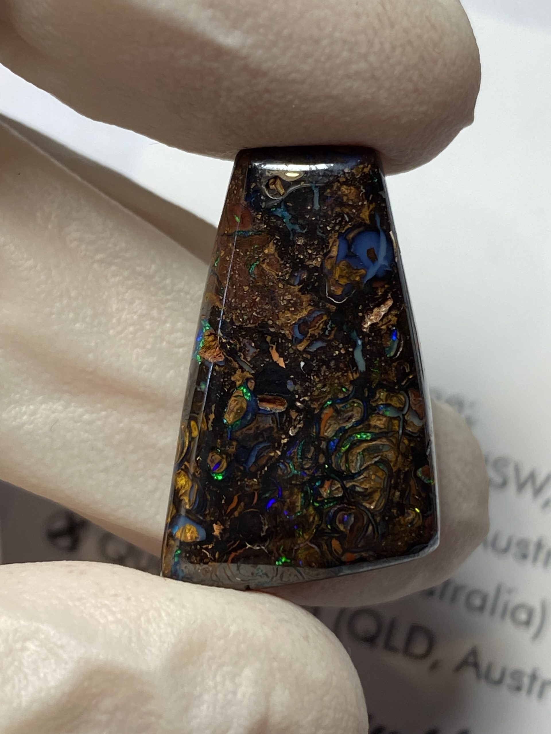 Opale boulder australienne de 21.8 ct (cBO-131) – Image 3