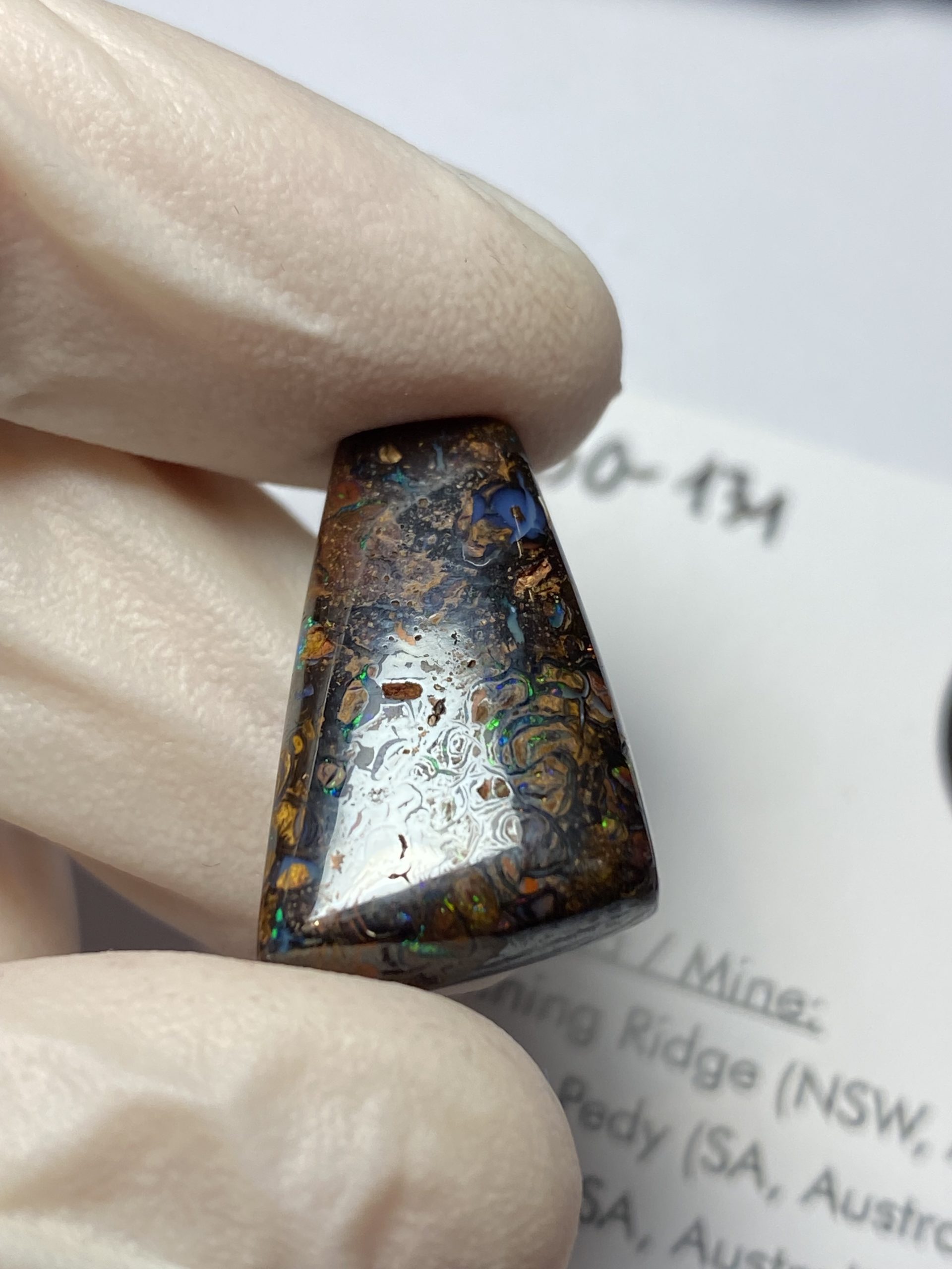 Opale boulder australienne de 21.8 ct (cBO-131) – Image 15