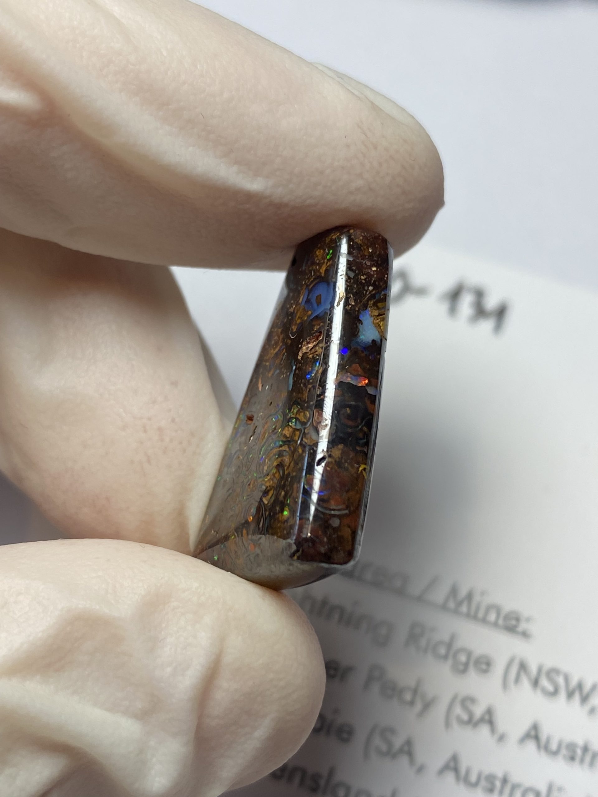 Opale boulder australienne de 21.8 ct (cBO-131) – Image 14