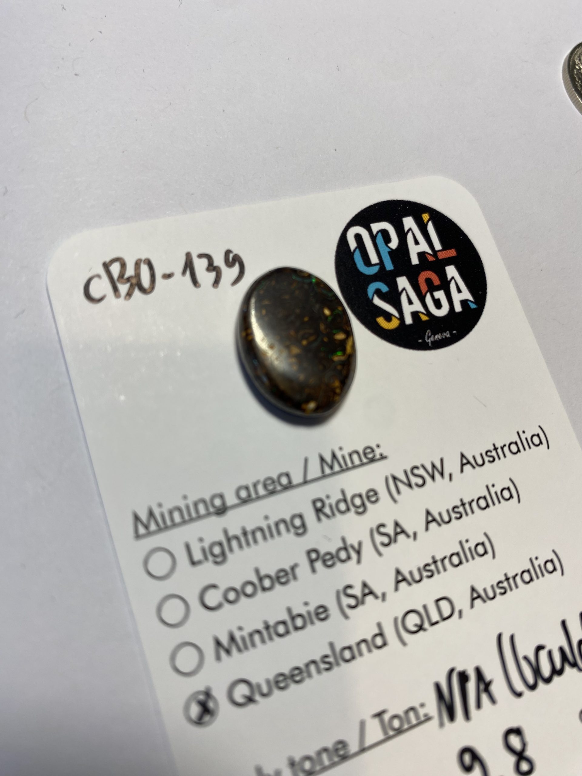 Opale boulder australienne de 9.8 ct (cBO-139) – Image 4