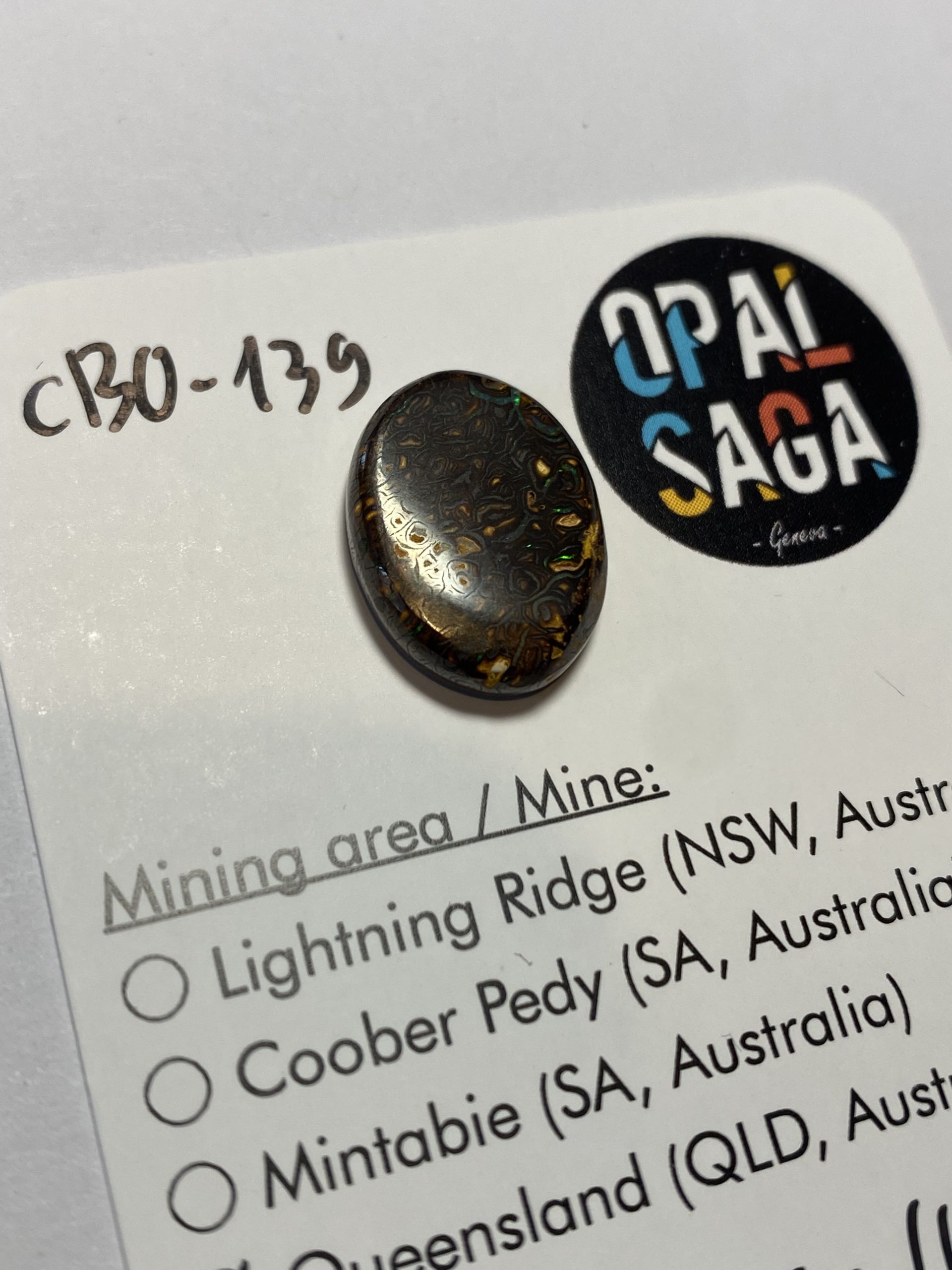 Opale boulder australienne de 9.8 ct (cBO-139) – Image 13