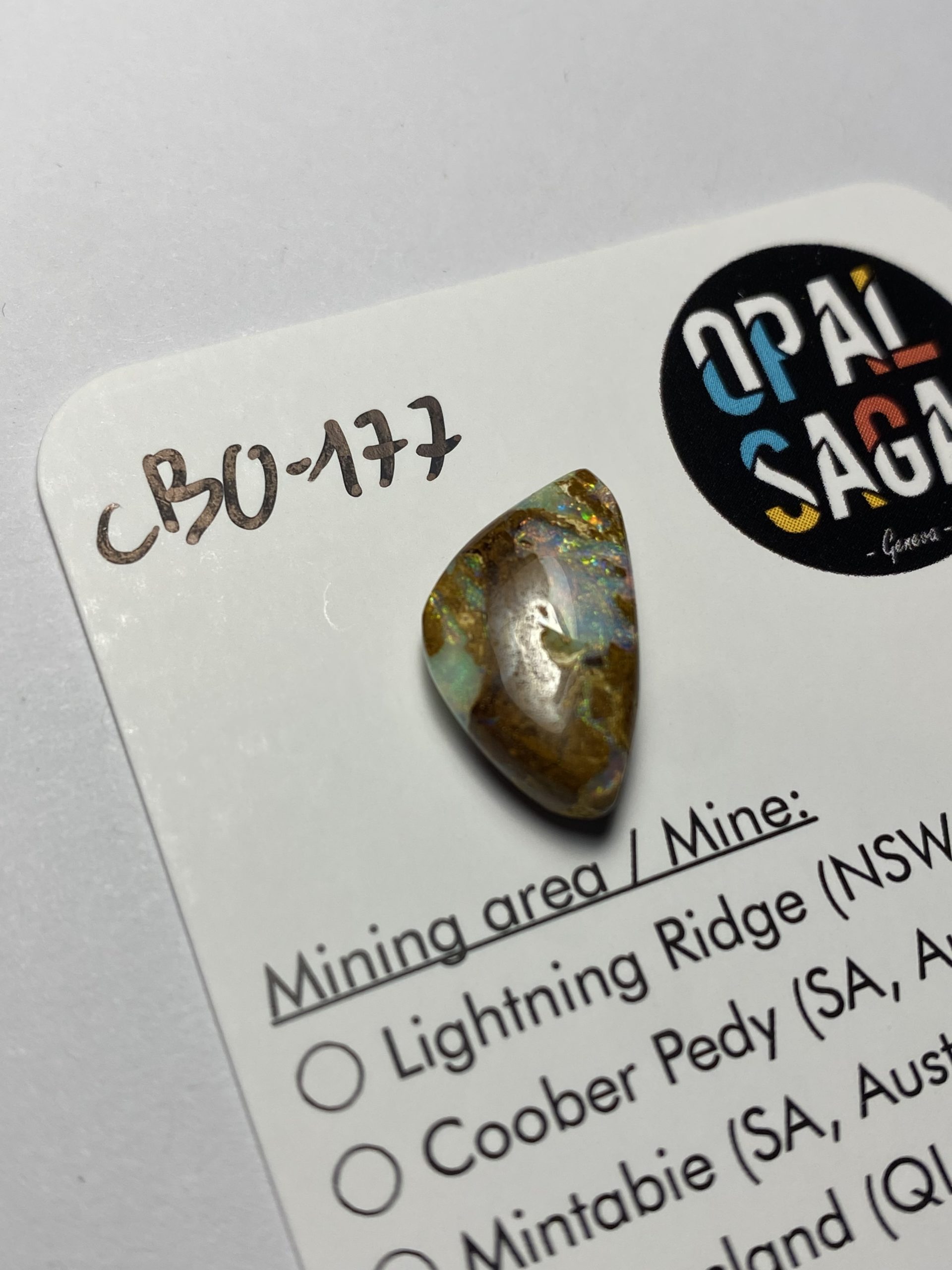Opale boulder australienne de 5.25 ct (cBO-177) – Image 4
