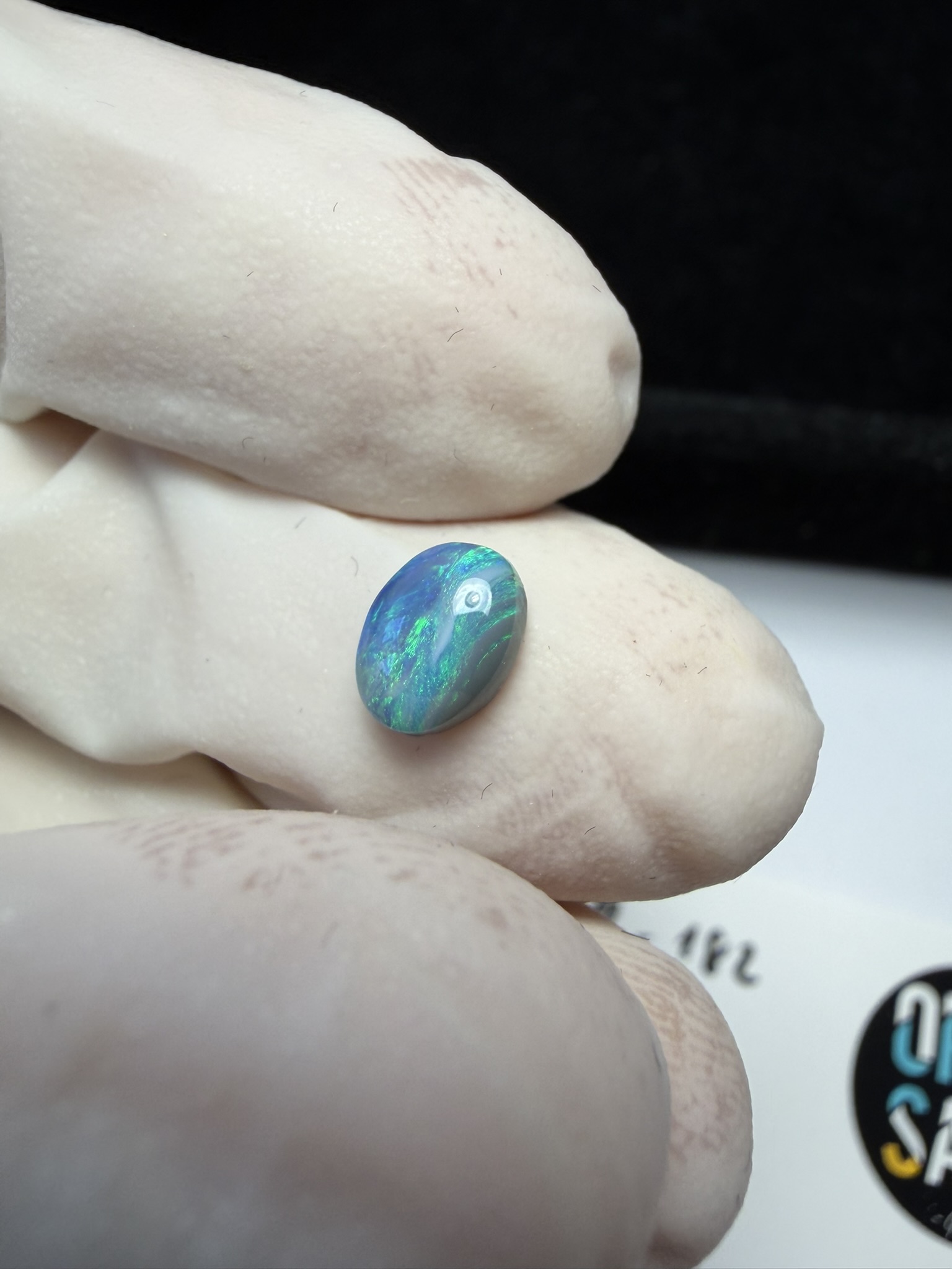 Opale foncée australienne de Lightning Ridge de 0.74 ct (cLR-182) – Image 22