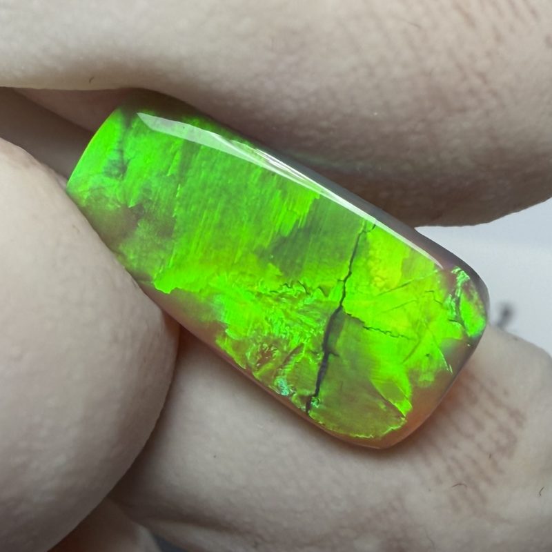 Opale cristal foncée australienne de Lightning Ridge de 1.70 ct (cLR-192)
