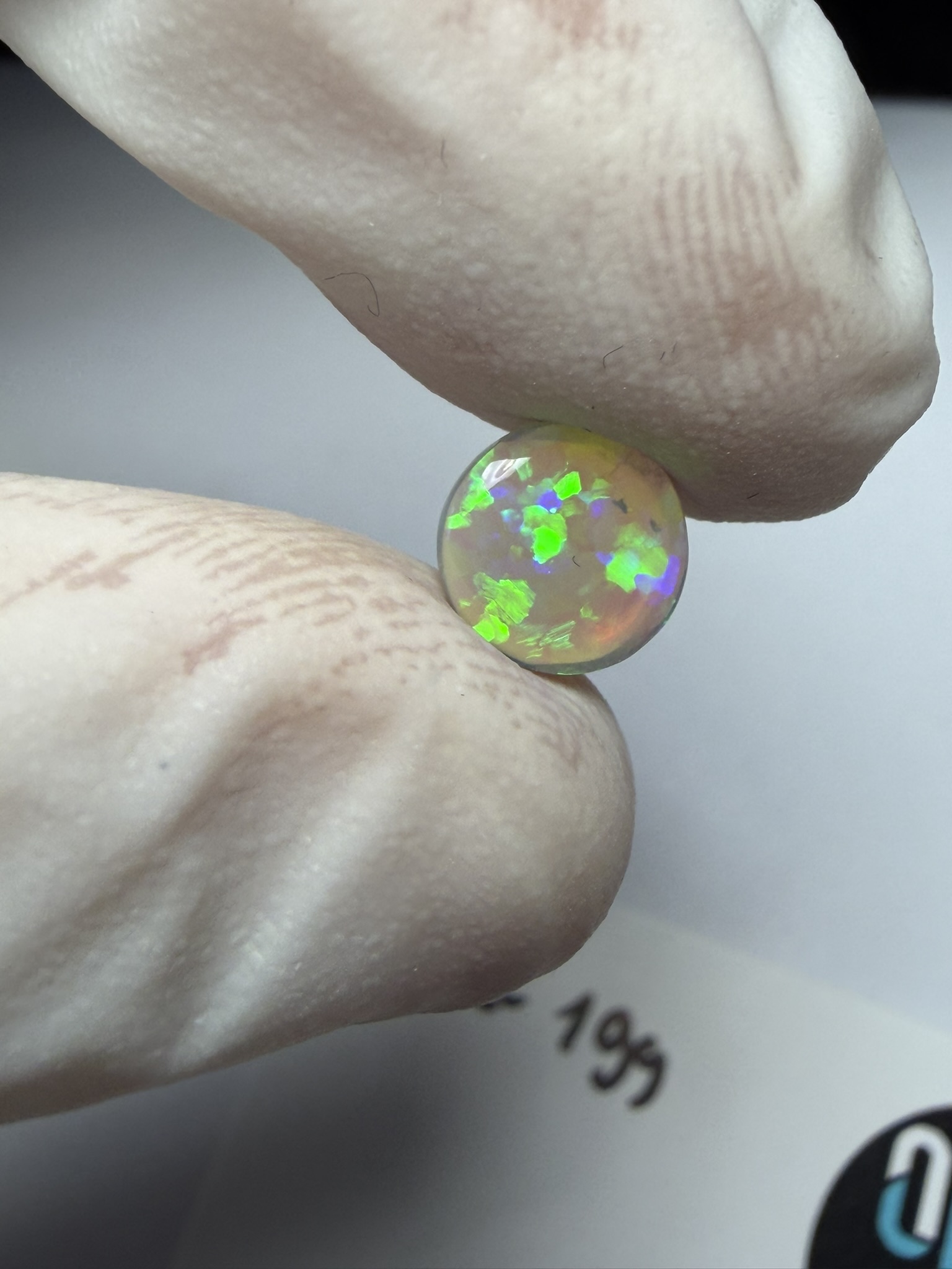 Opale cristal australienne de Lightning Ridge de 0.90 ct (cLR-199) – Image 37