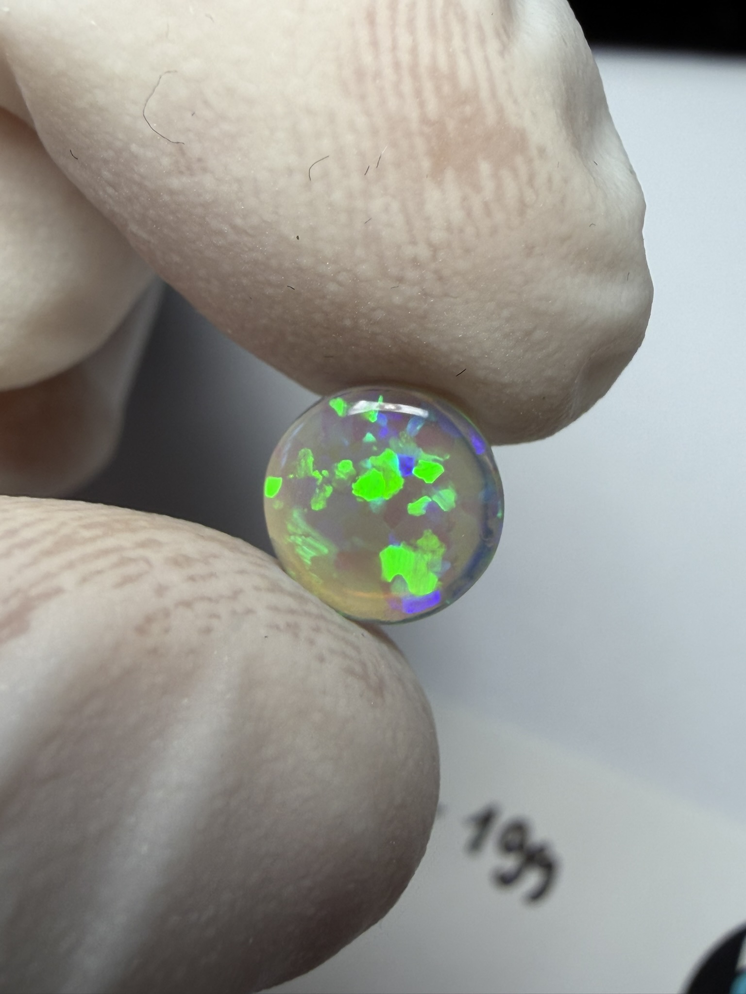 Opale cristal australienne de Lightning Ridge de 0.90 ct (cLR-199) – Image 35
