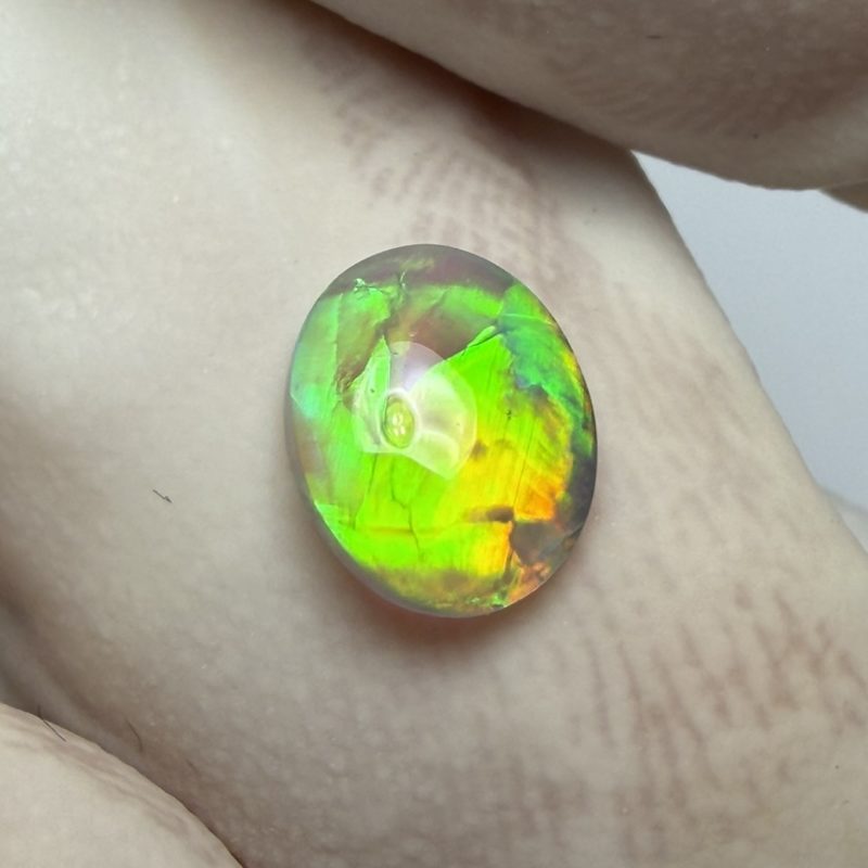Opale cristal foncée australienne de Lightning Ridge de 0.32 ct (cLR-207)