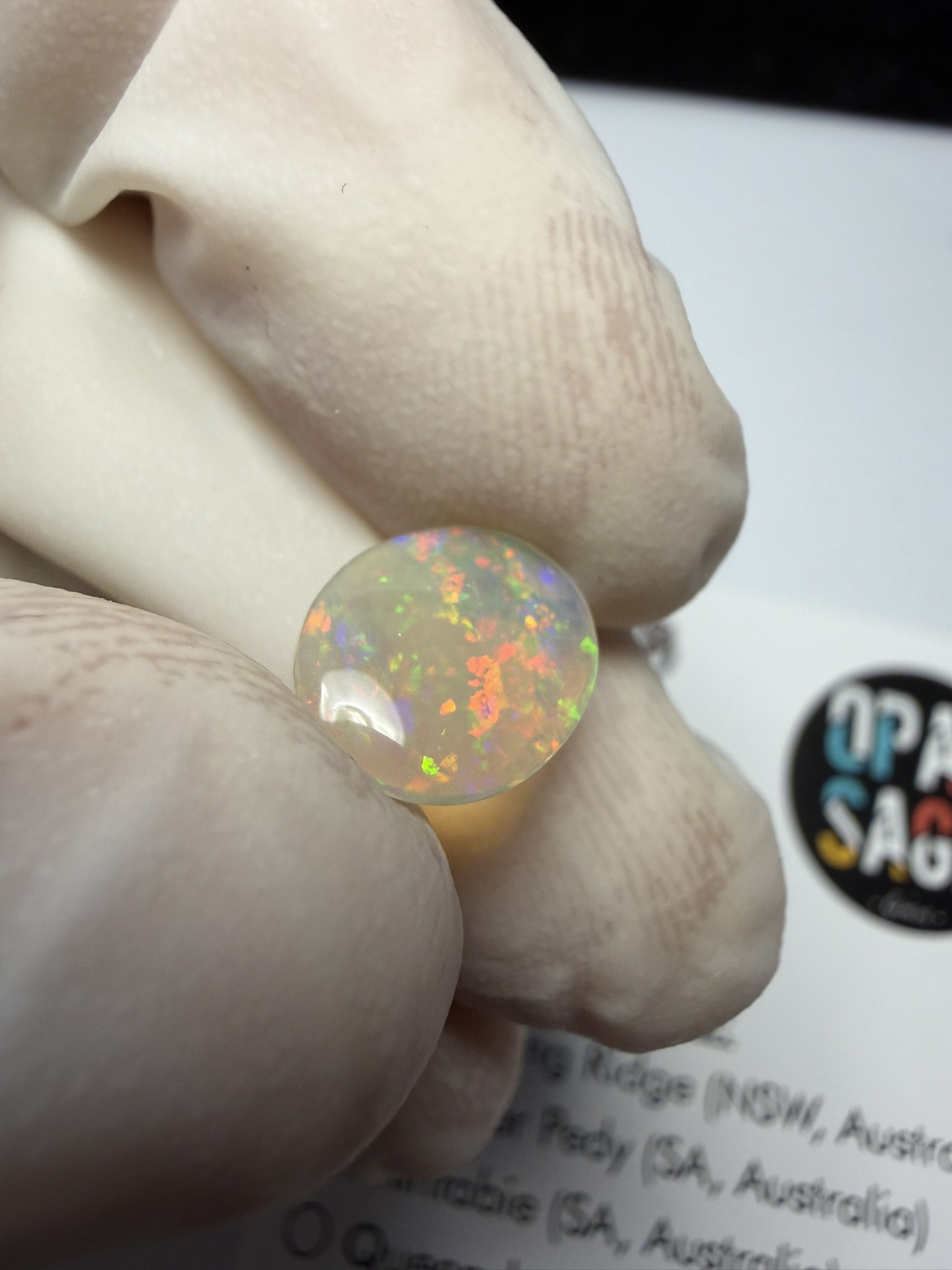 Opale cristal australienne de Lightning Ridge de 1.22 ct (cLR-209) – Image 18