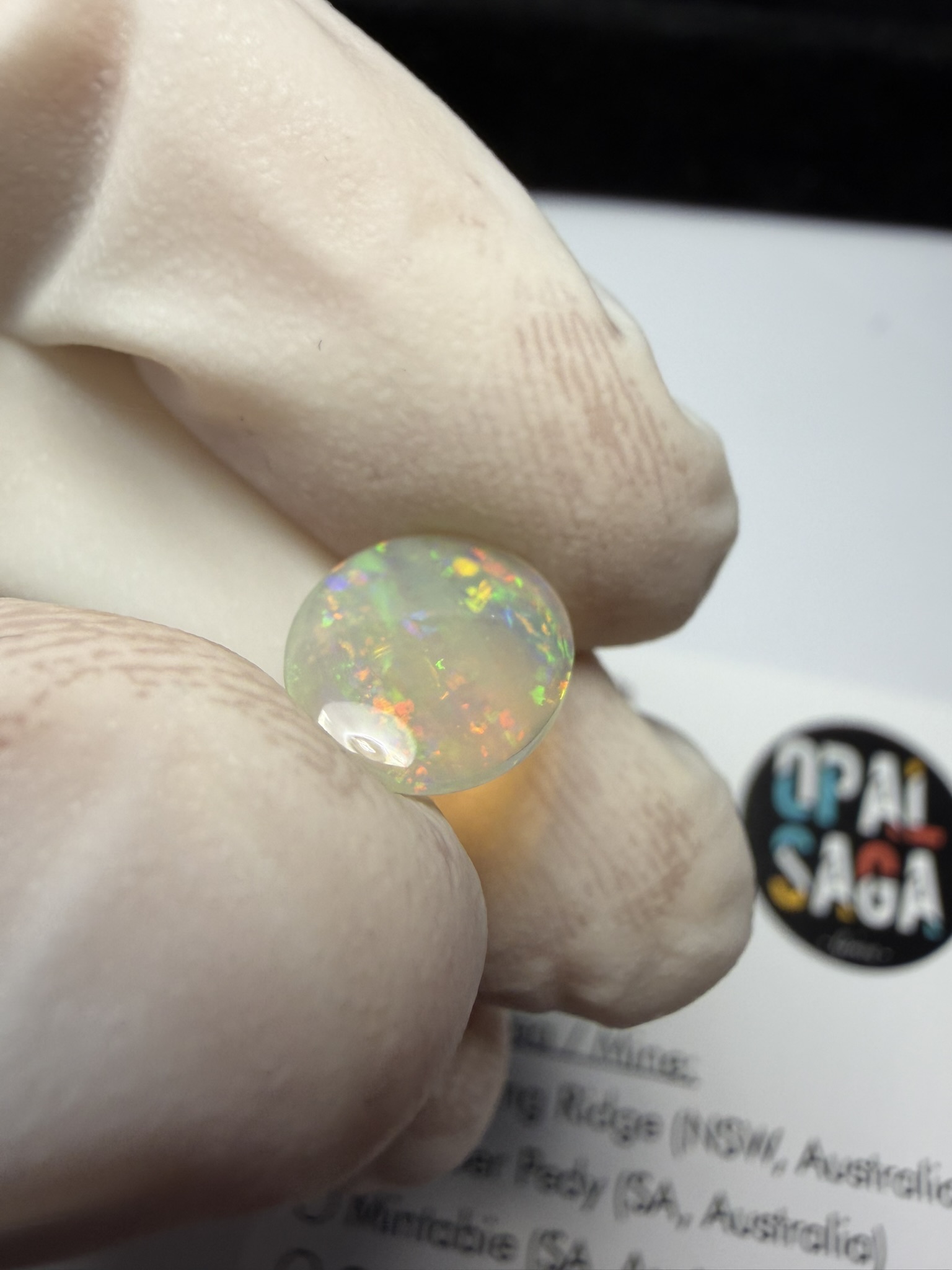 Opale cristal australienne de Lightning Ridge de 1.22 ct (cLR-209) – Image 28