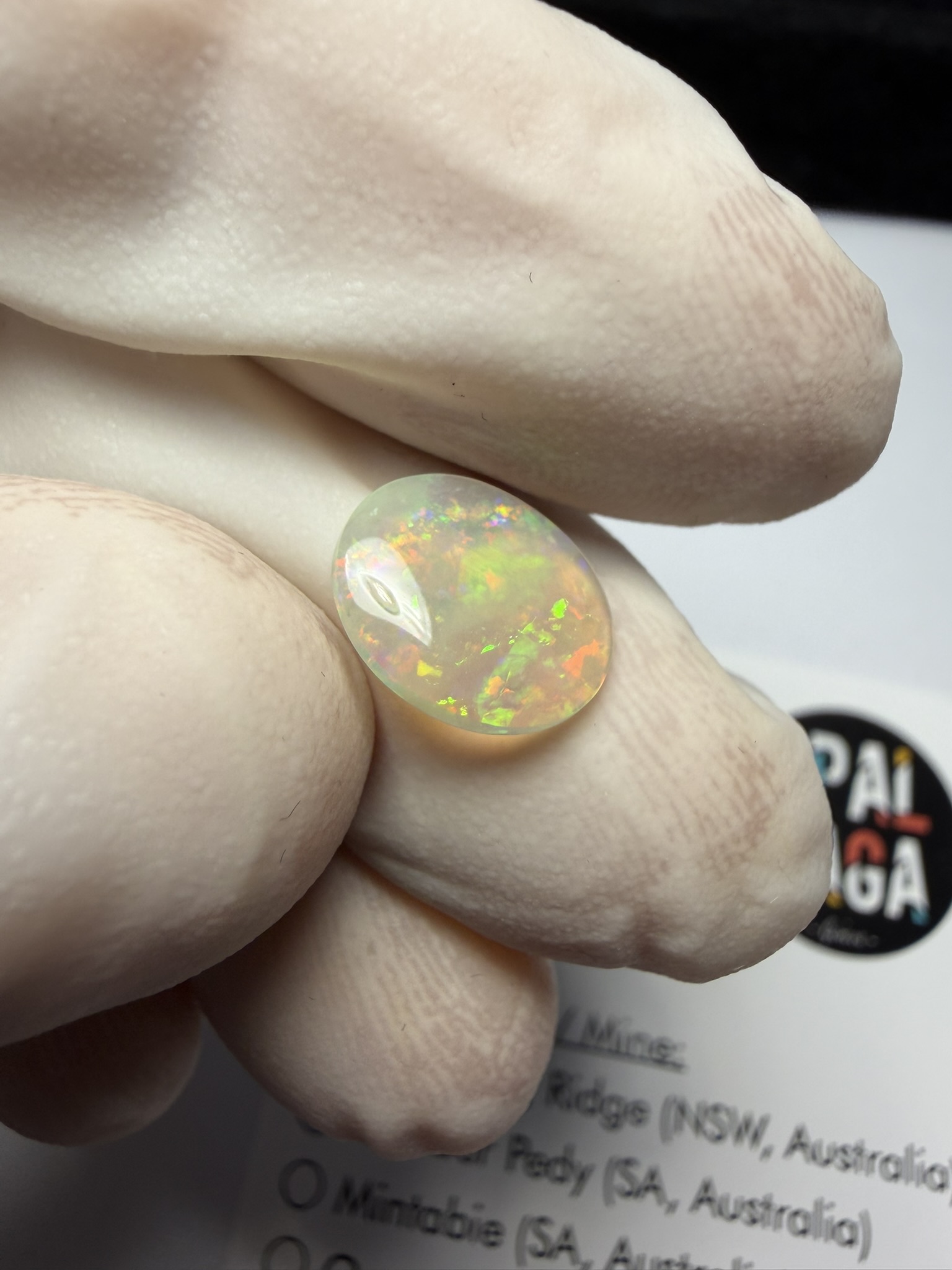 Opale cristal australienne de Lightning Ridge de 1.22 ct (cLR-209) – Image 27
