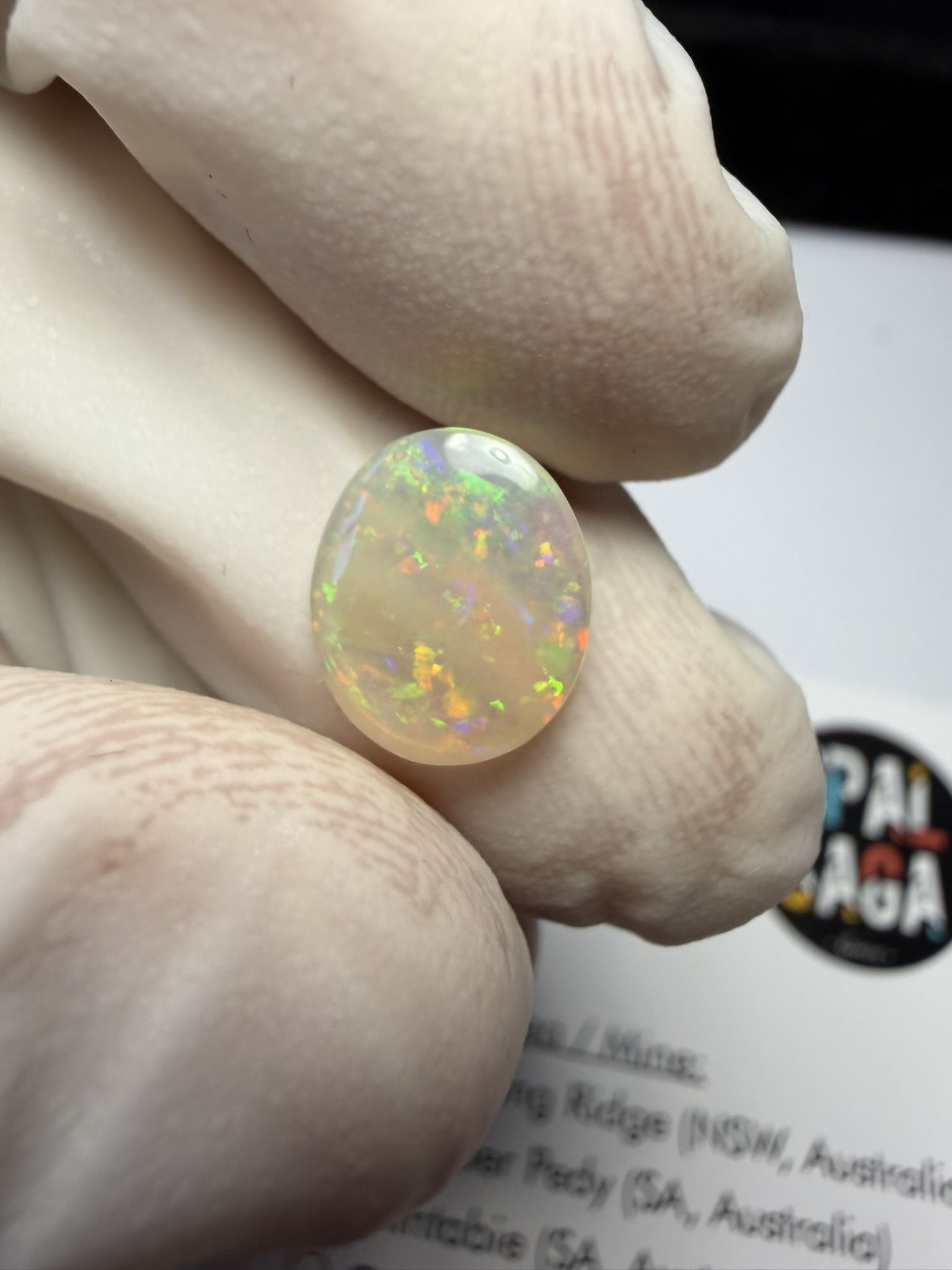 Opale cristal australienne de Lightning Ridge de 1.22 ct (cLR-209) – Image 26