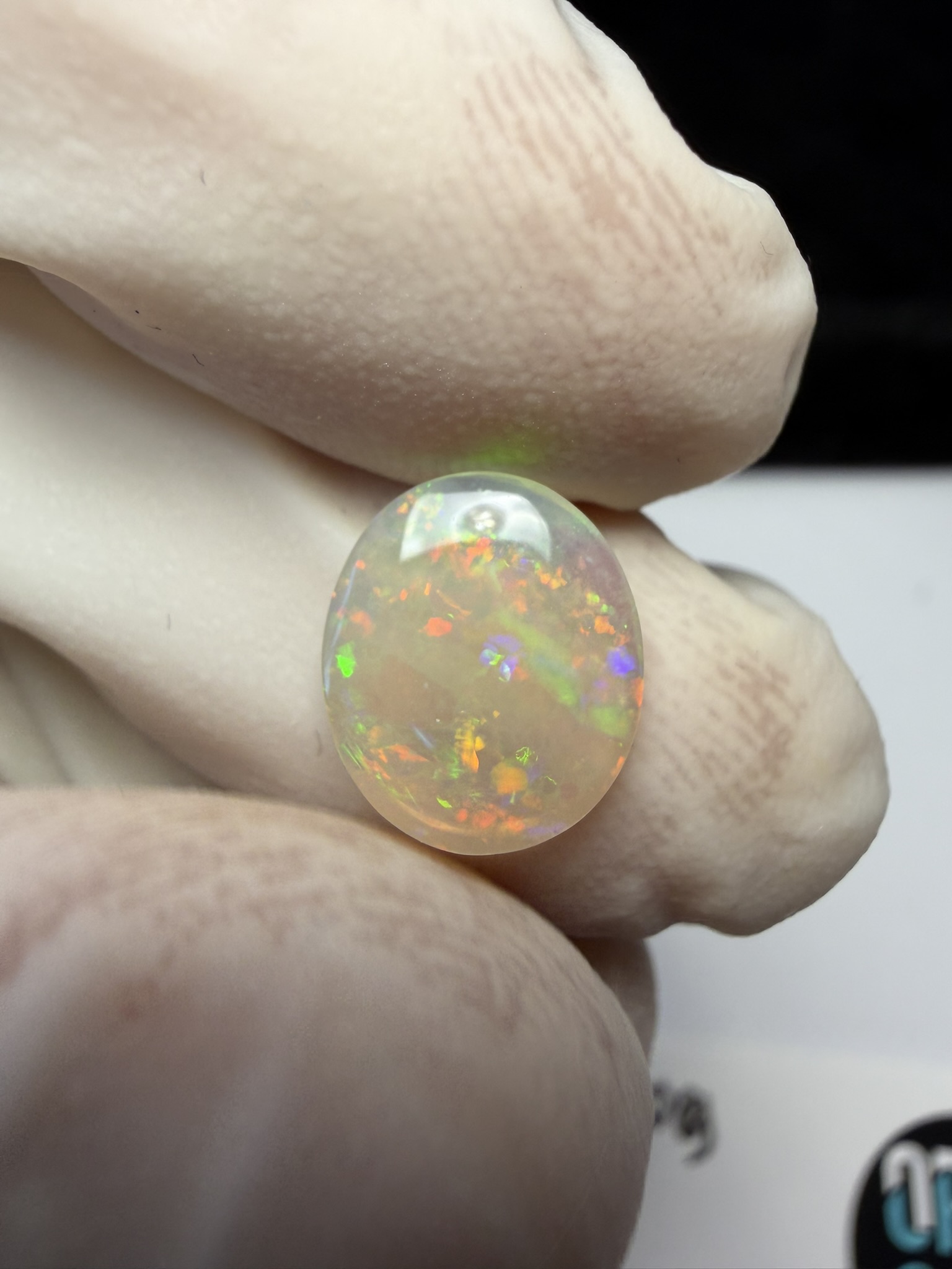 Opale cristal australienne de Lightning Ridge de 1.22 ct (cLR-209) – Image 25