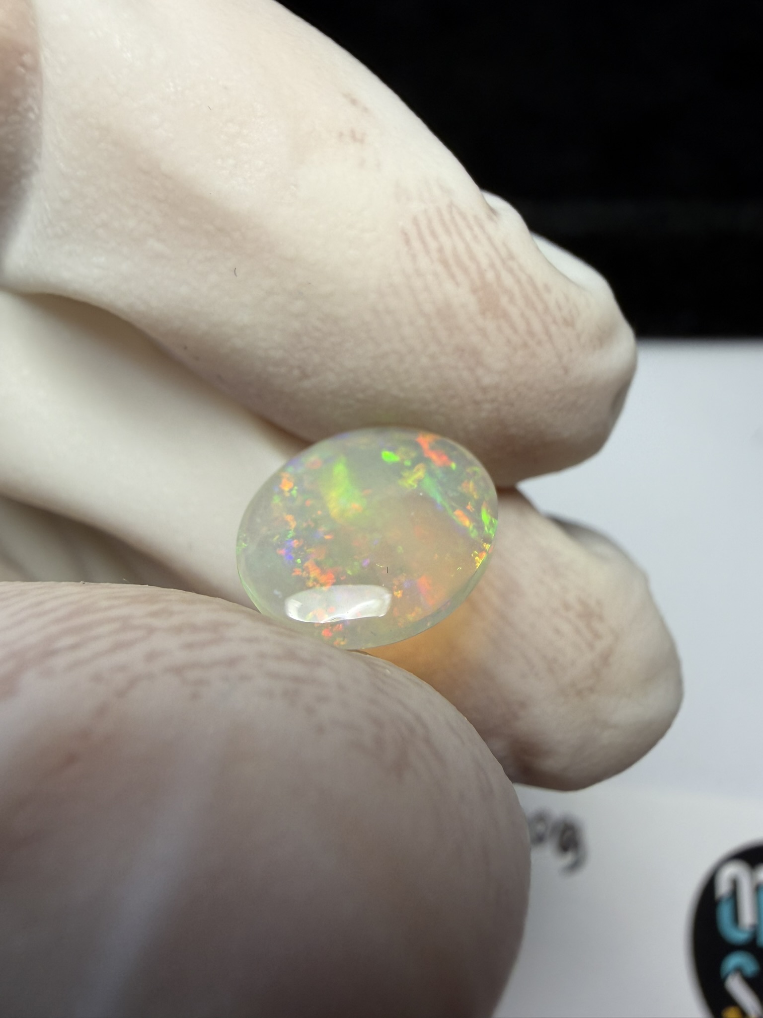 Opale cristal australienne de Lightning Ridge de 1.22 ct (cLR-209) – Image 20