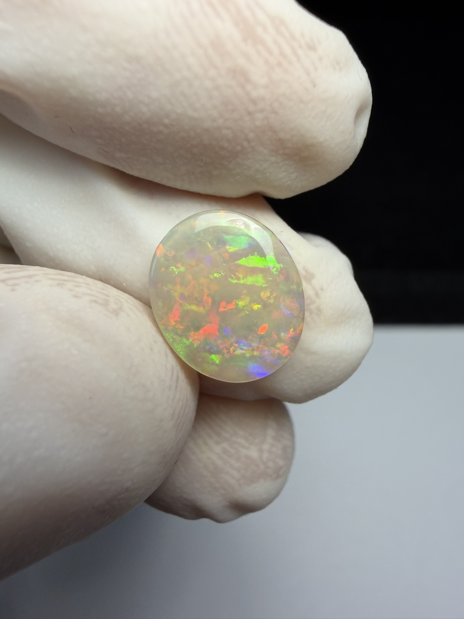 Opale cristal australienne de Lightning Ridge de 1.22 ct (cLR-209) – Image 36
