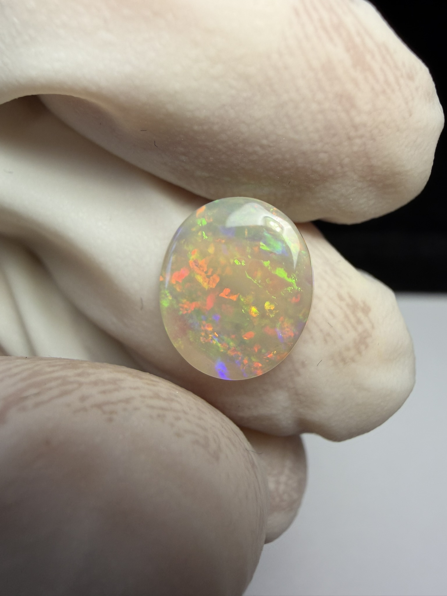 Opale cristal australienne de Lightning Ridge de 1.22 ct (cLR-209) – Image 31