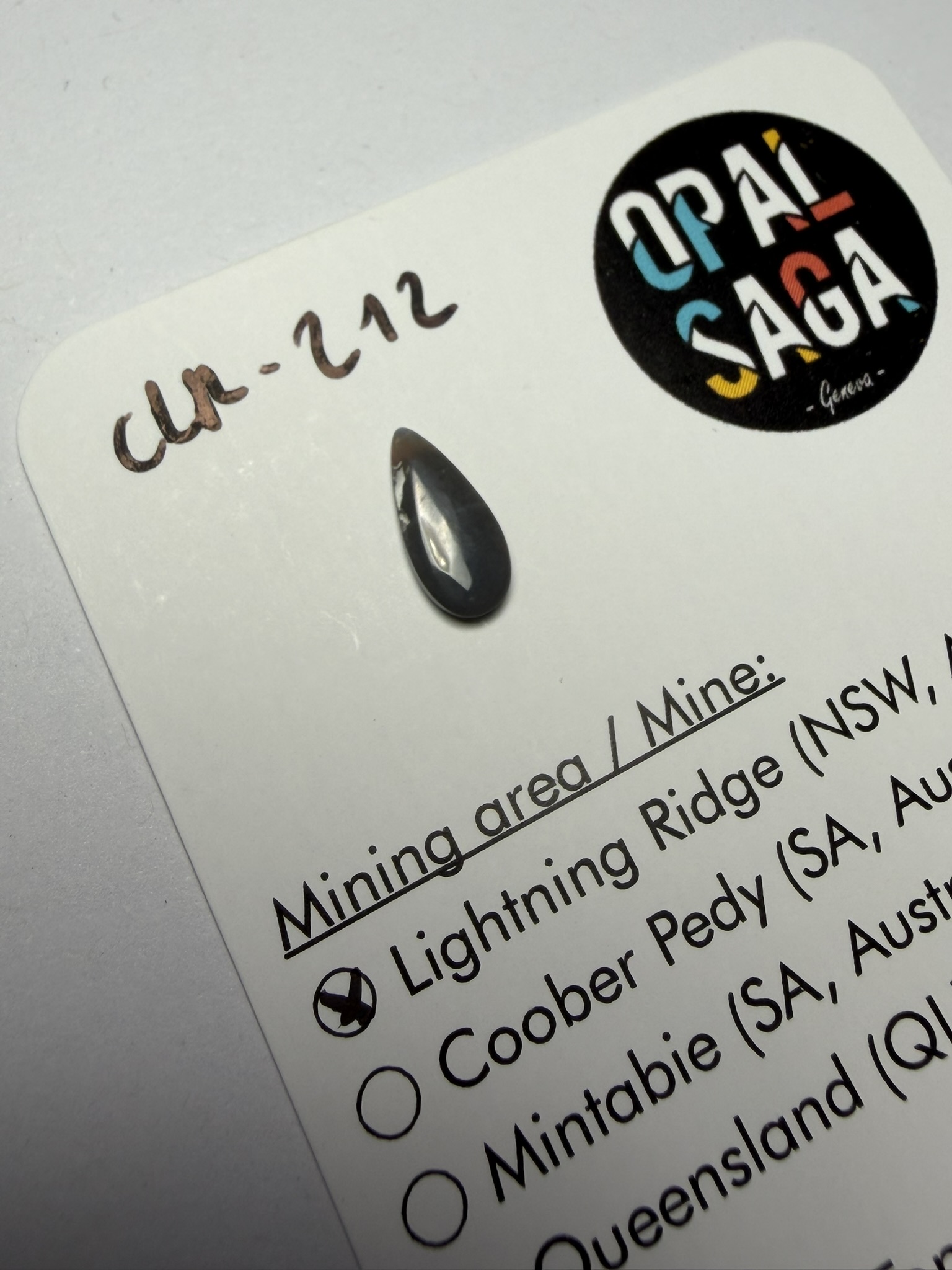 Opale foncée australienne de Lightning Ridge de 0.60 ct (cLR-212) – Image 5