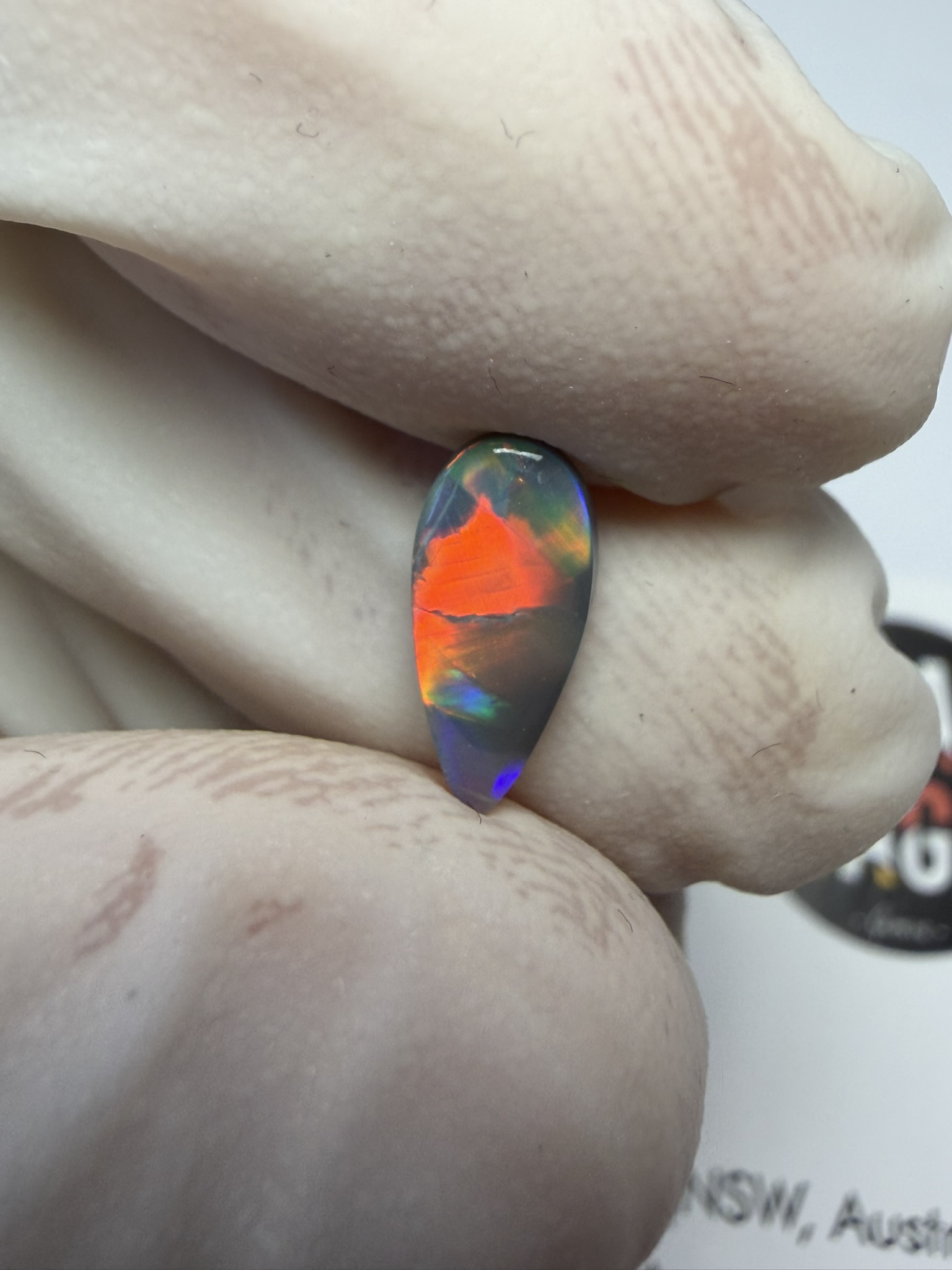 Opale foncée australienne de Lightning Ridge de 0.60 ct (cLR-212) – Image 19