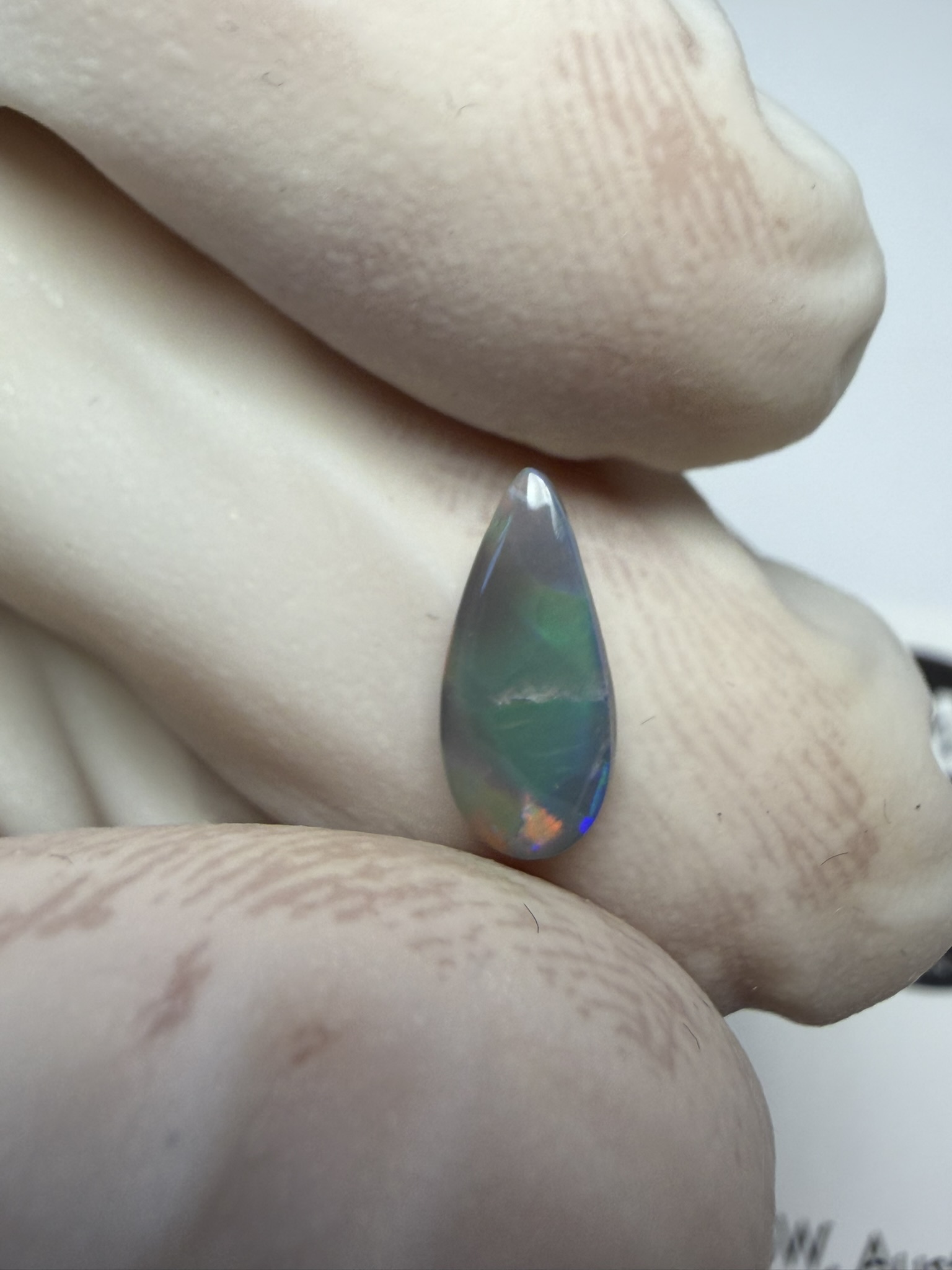 Opale foncée australienne de Lightning Ridge de 0.60 ct (cLR-212) – Image 11