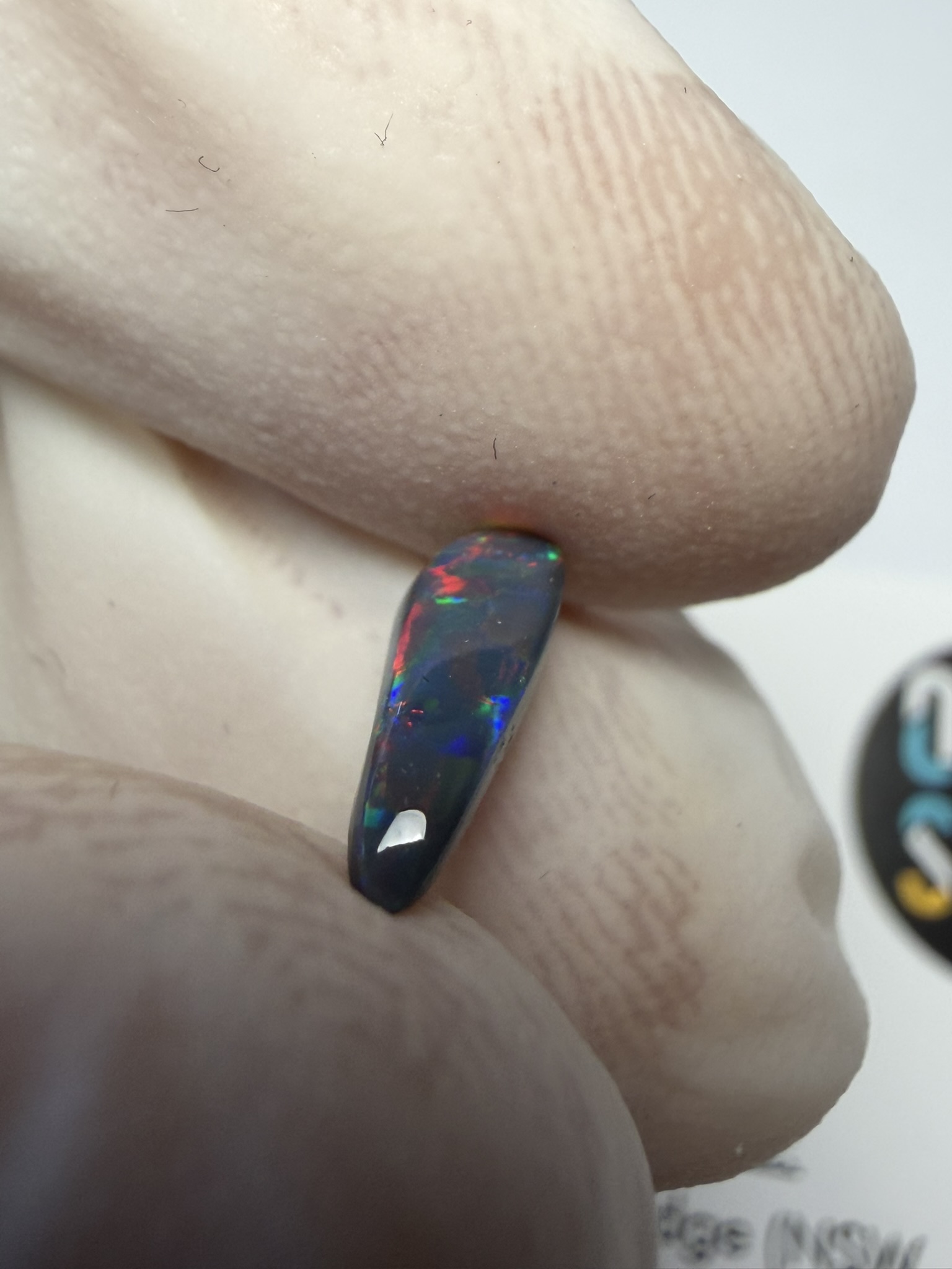 Opale noire australienne de Lightning Ridge de 0.51 ct (cLR-213) – Image 24