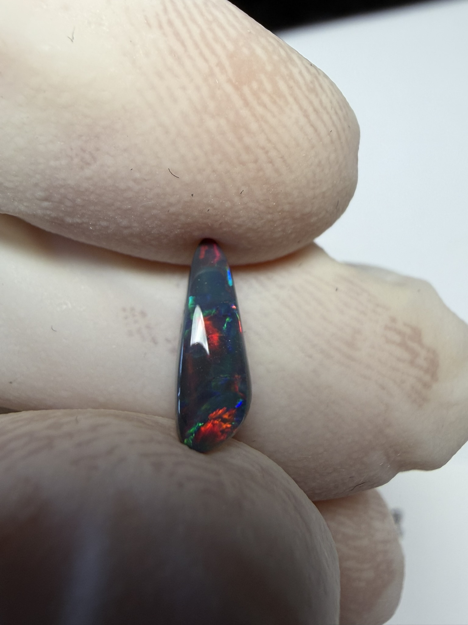 Opale noire australienne de Lightning Ridge de 0.51 ct (cLR-213) – Image 30