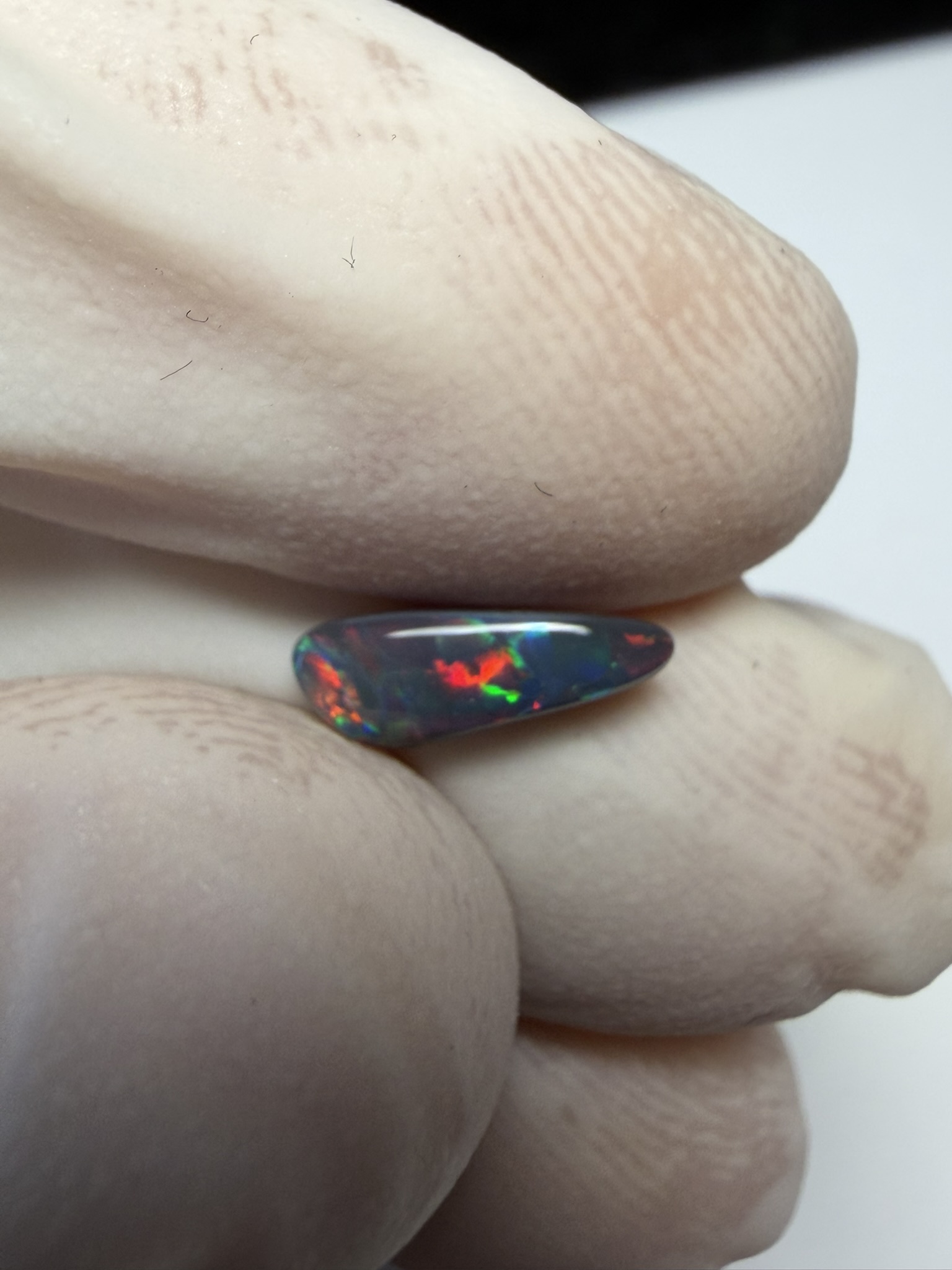 Opale noire australienne de Lightning Ridge de 0.51 ct (cLR-213) – Image 47