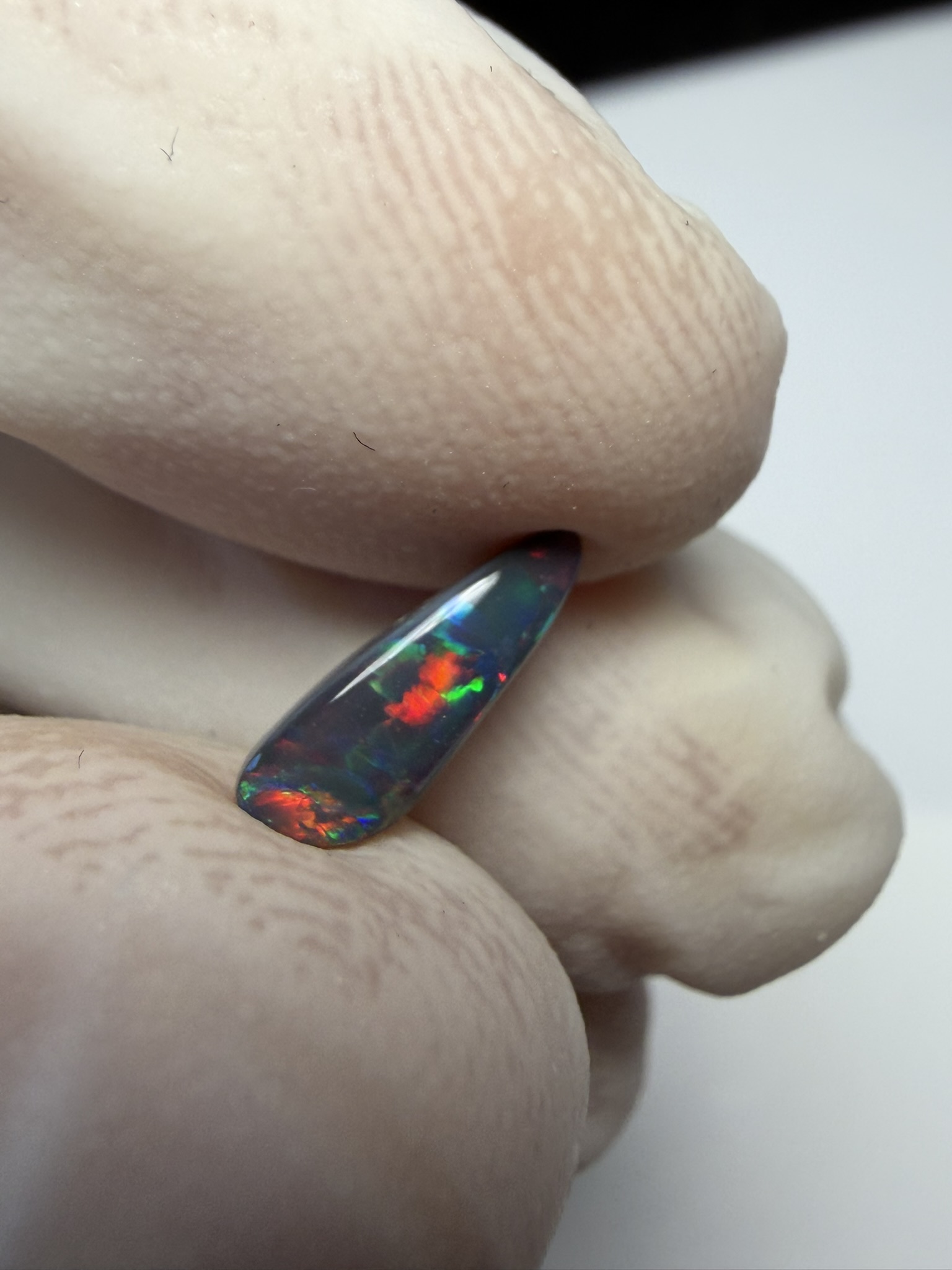 Opale noire australienne de Lightning Ridge de 0.51 ct (cLR-213) – Image 39