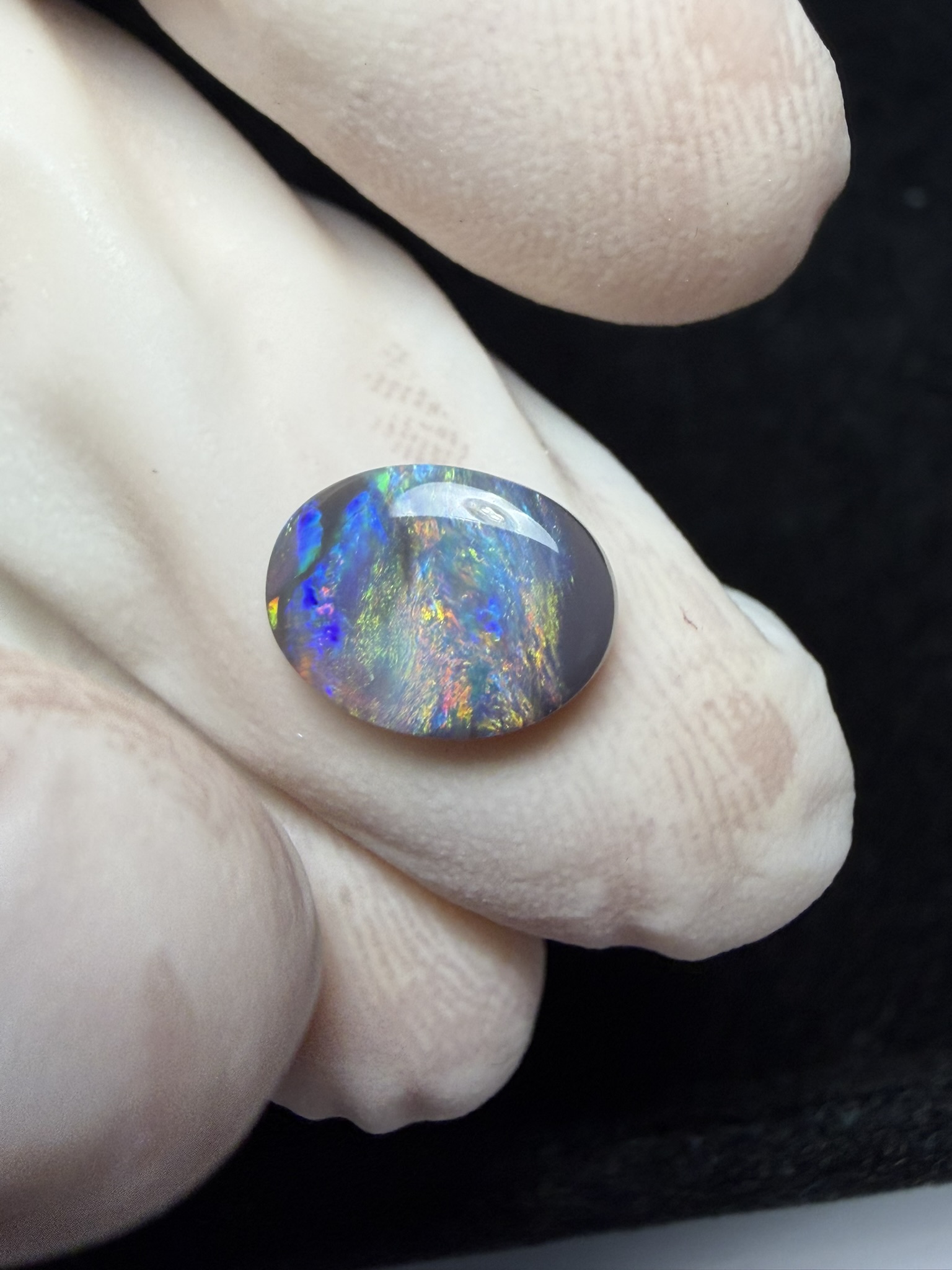 Opale foncée australienne de Lightning Ridge de 1.34 ct (cLR-214) – Image 23
