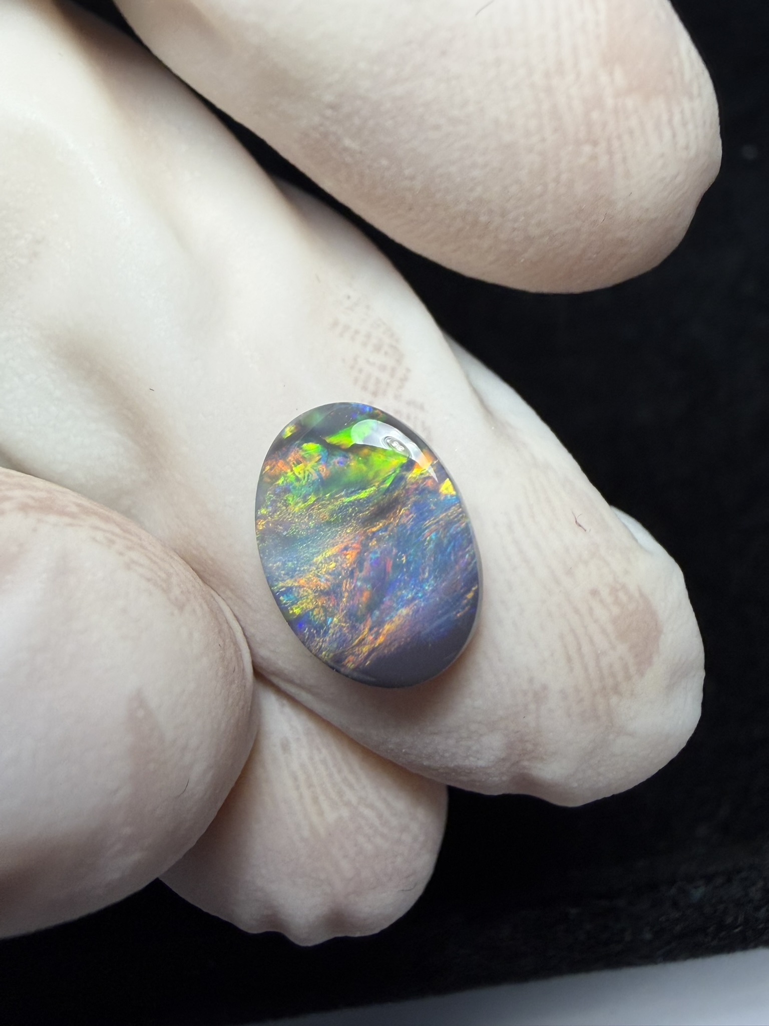 Opale foncée australienne de Lightning Ridge de 1.34 ct (cLR-214) – Image 22