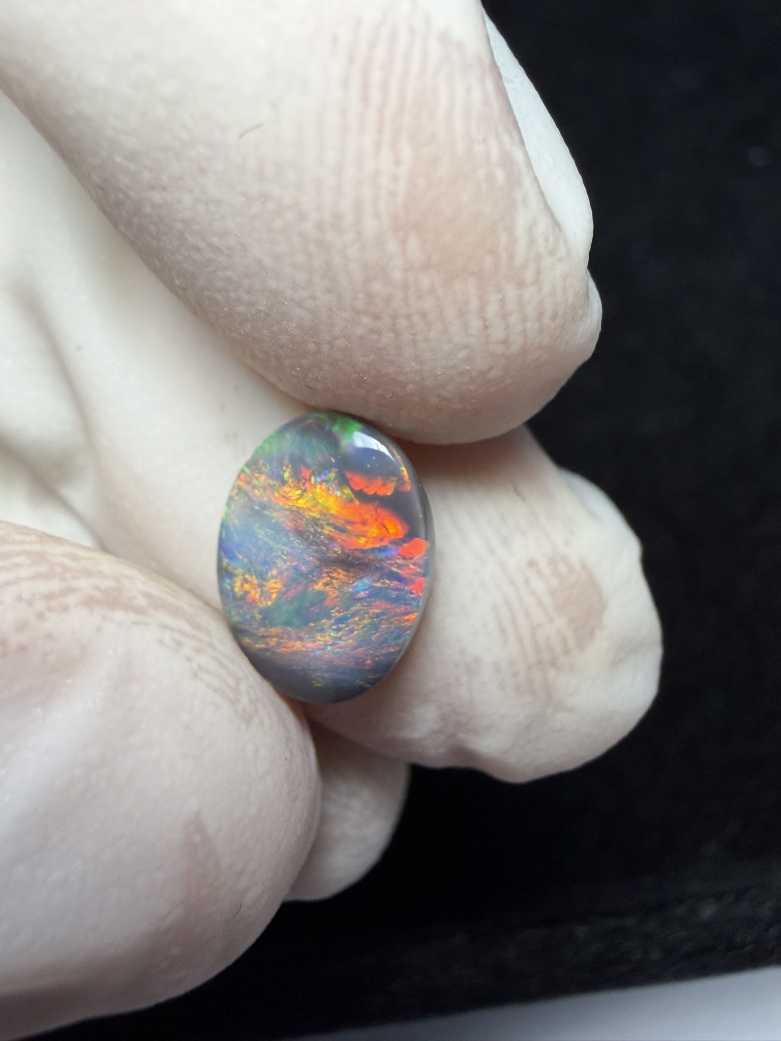 Opale foncée australienne de Lightning Ridge de 1.34 ct (cLR-214) – Image 21