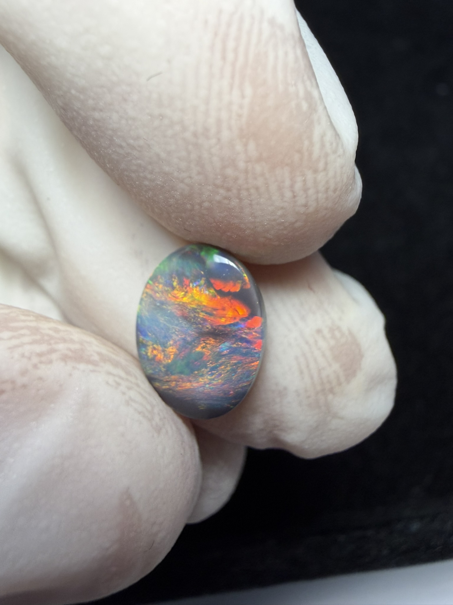 Opale foncée australienne de Lightning Ridge de 1.34 ct (cLR-214) – Image 20