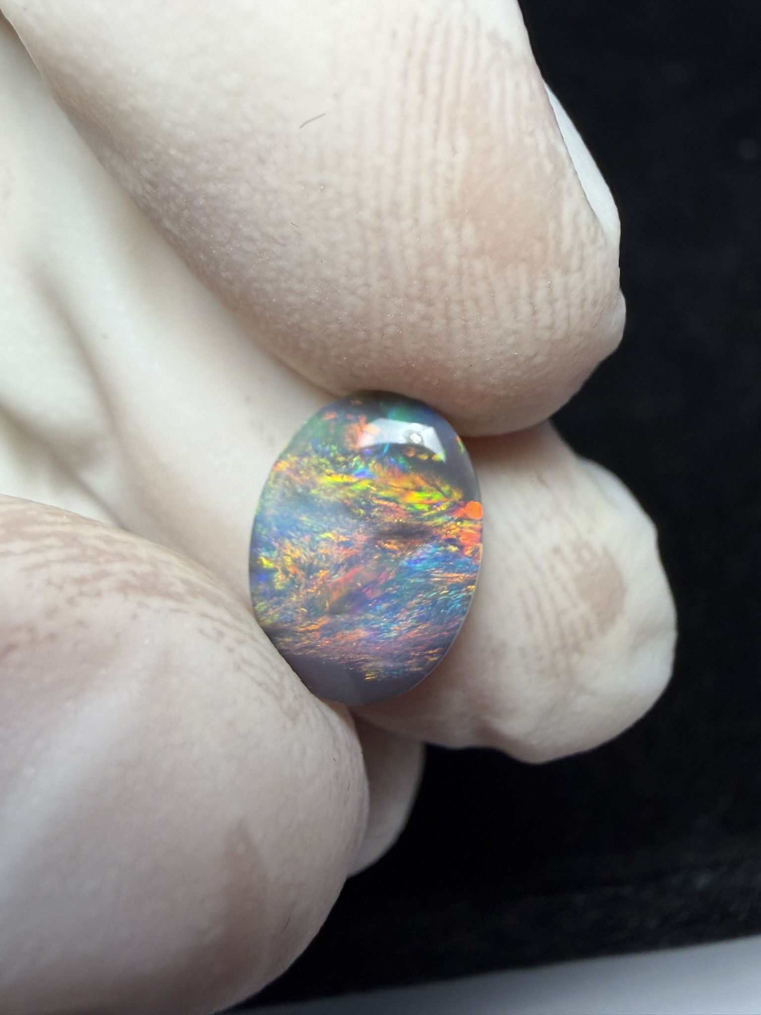 Opale foncée australienne de Lightning Ridge de 1.34 ct (cLR-214) – Image 19