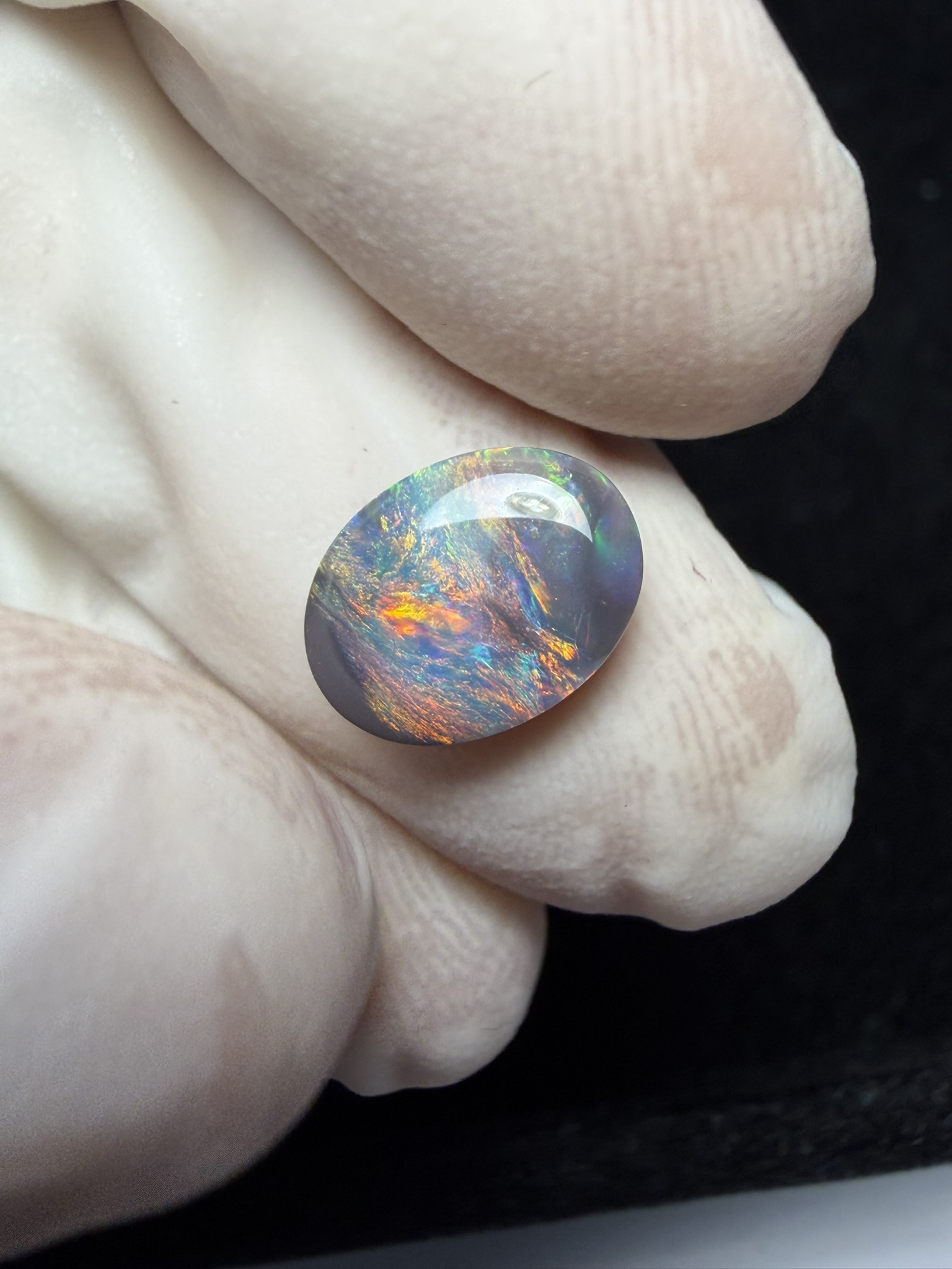 Opale foncée australienne de Lightning Ridge de 1.34 ct (cLR-214) – Image 38