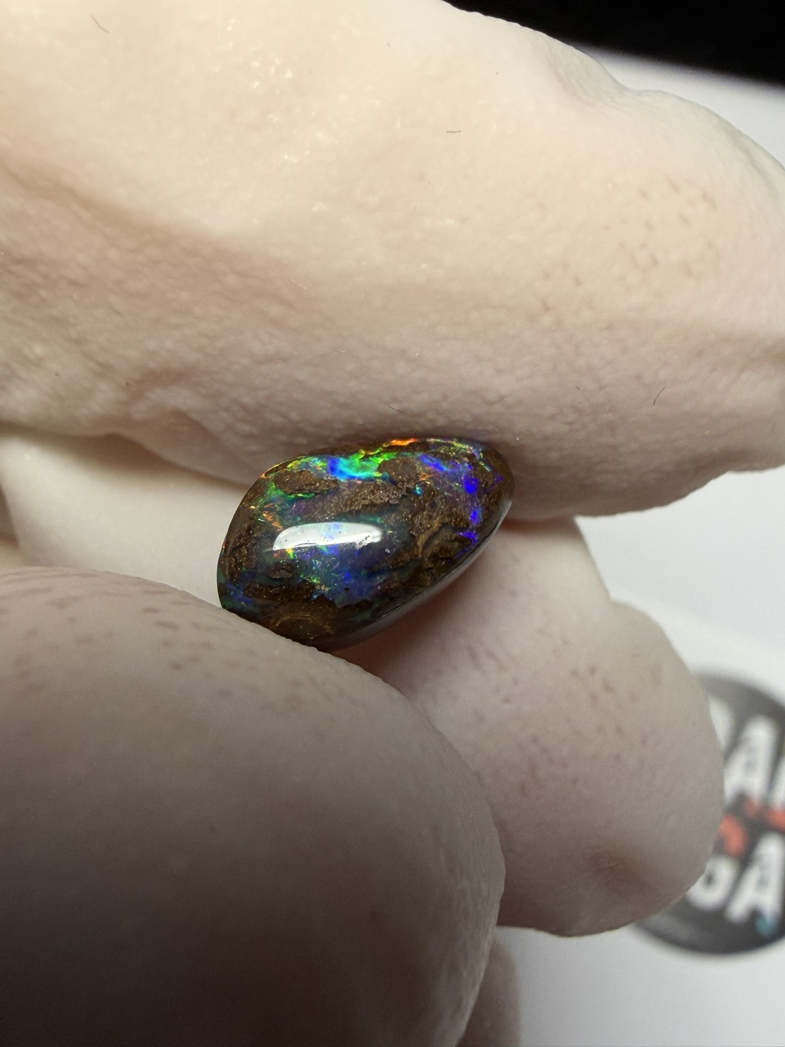 Opale boulder australienne de 2.29 ct (CBO-191) – Image 12