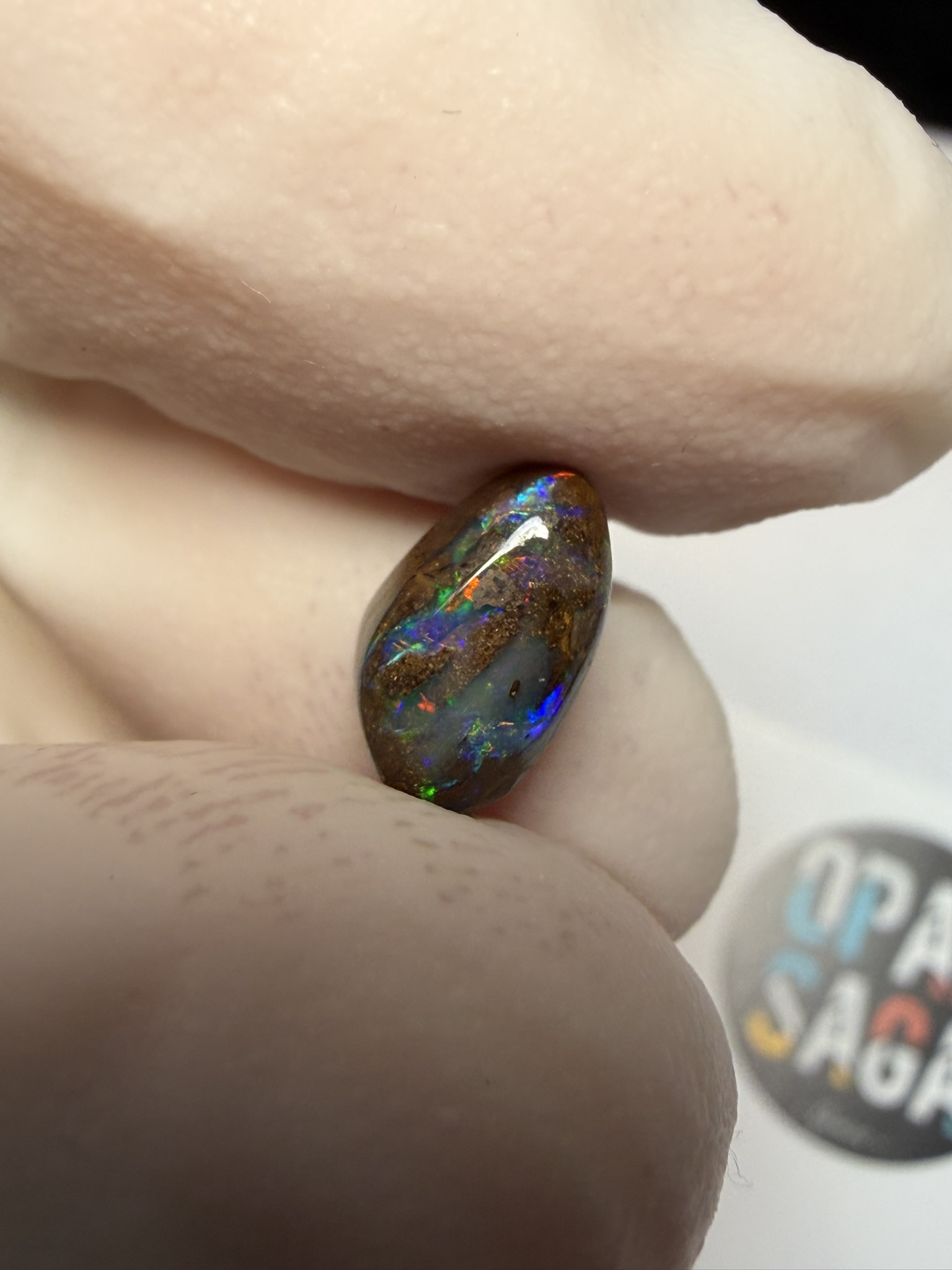 Opale boulder australienne de 2.29 ct (CBO-191) – Image 8