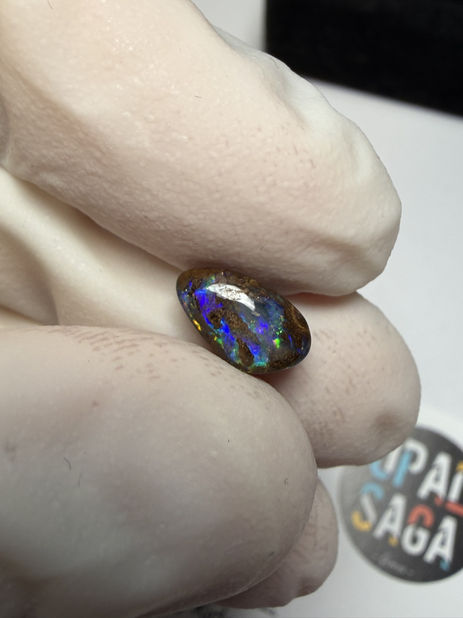 Opale boulder australienne de 2.29 ct (CBO-191) – Image 6