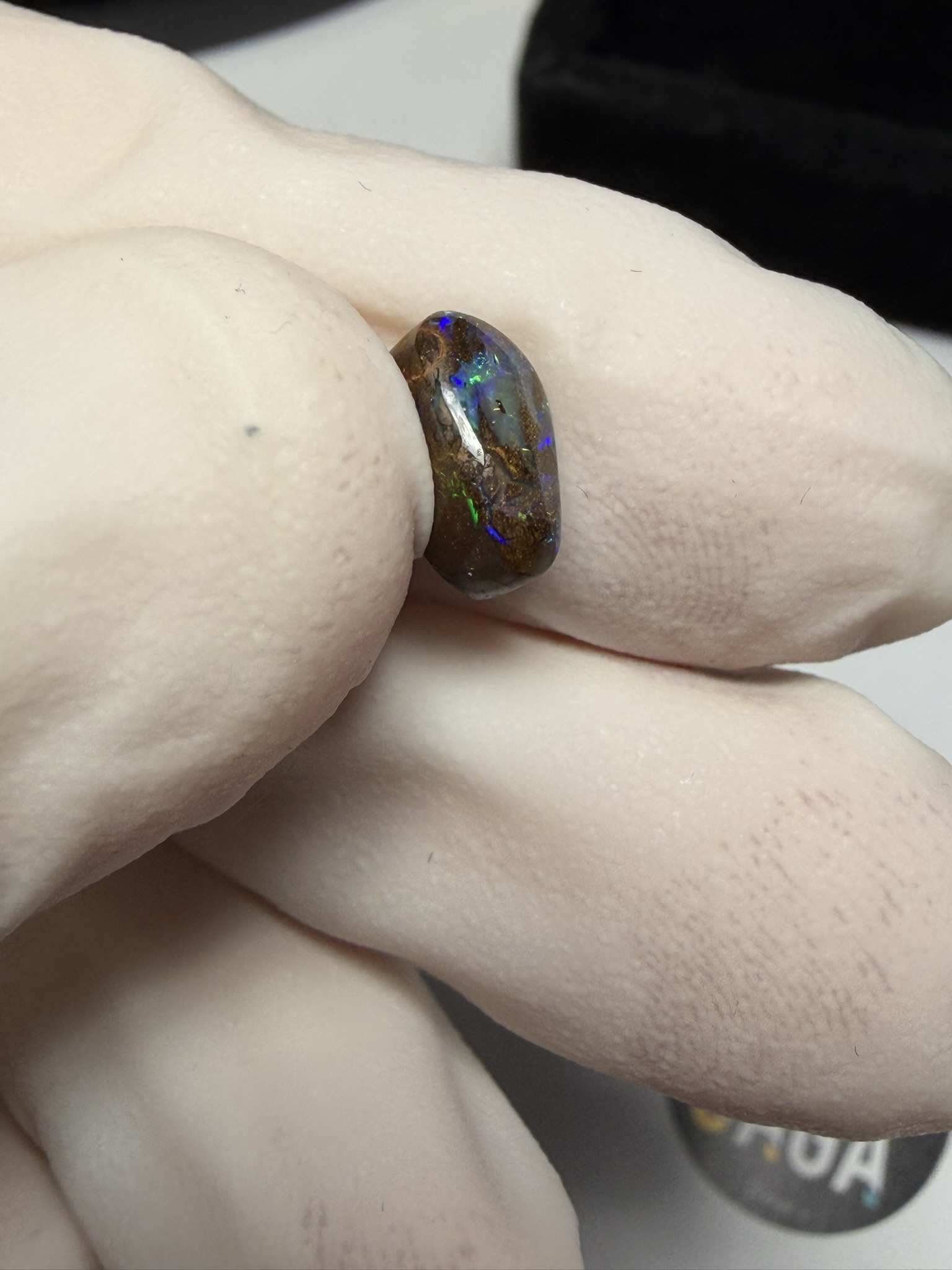 Opale boulder australienne de 2.29 ct (CBO-191) – Image 17