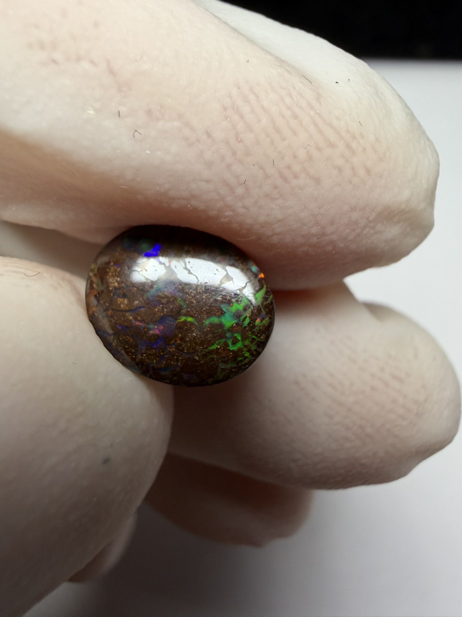 Opale boulder australienne de 1.82 ct (CBO-204) – Image 13