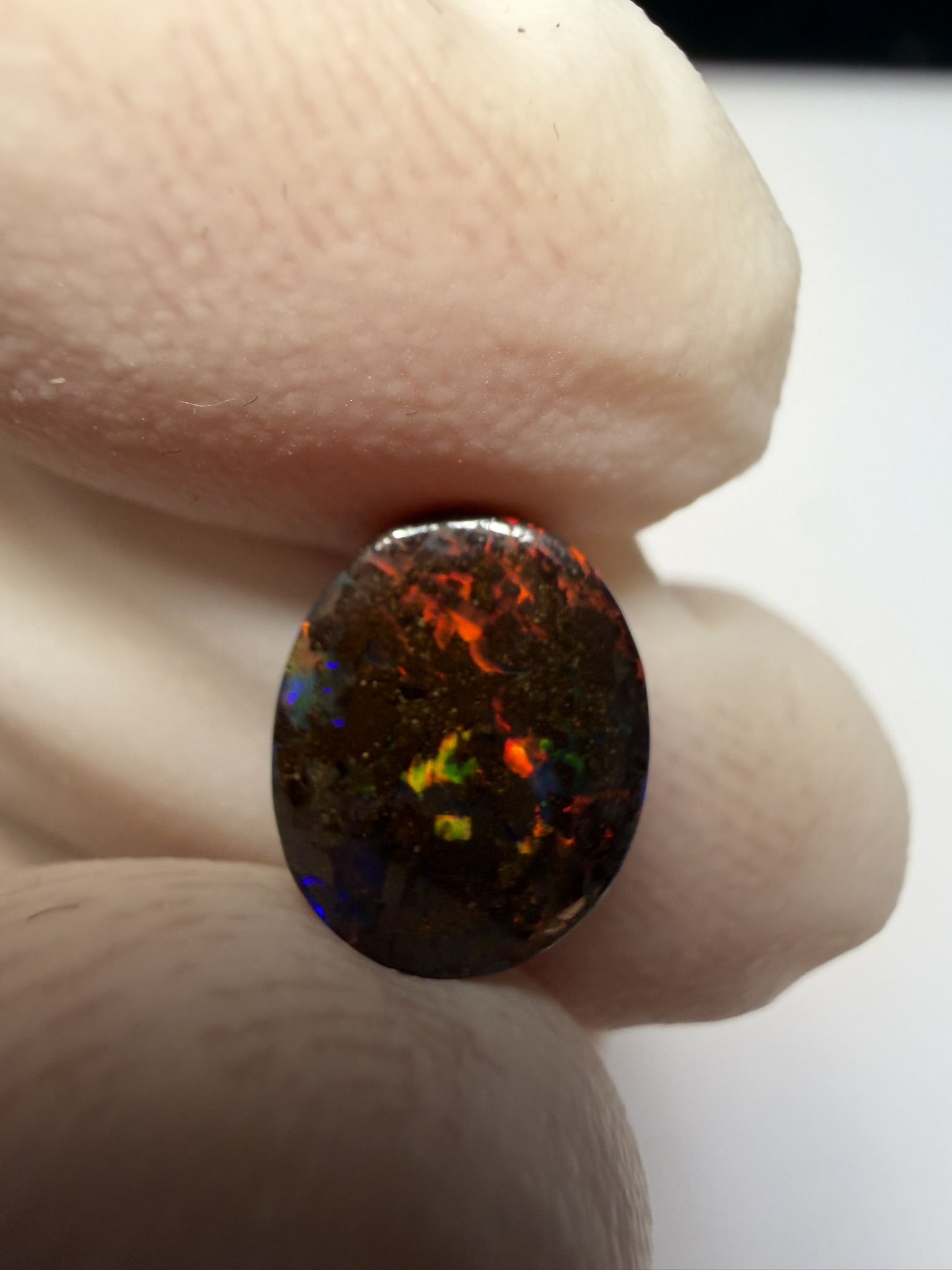 Opale boulder australienne de 1.82 ct (CBO-204) – Image 10