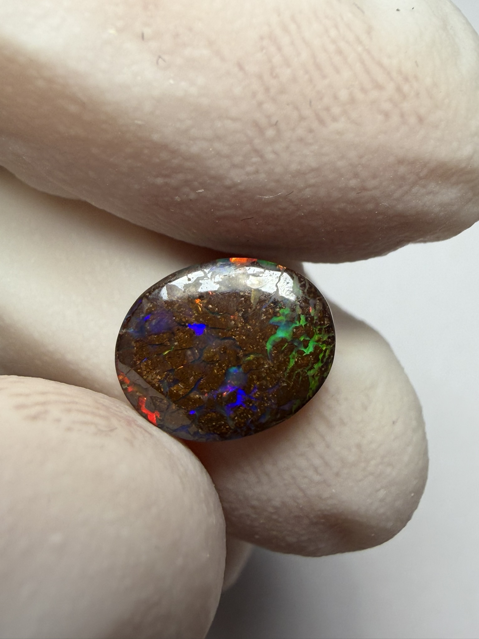 Opale boulder australienne de 1.82 ct (CBO-204) – Image 19
