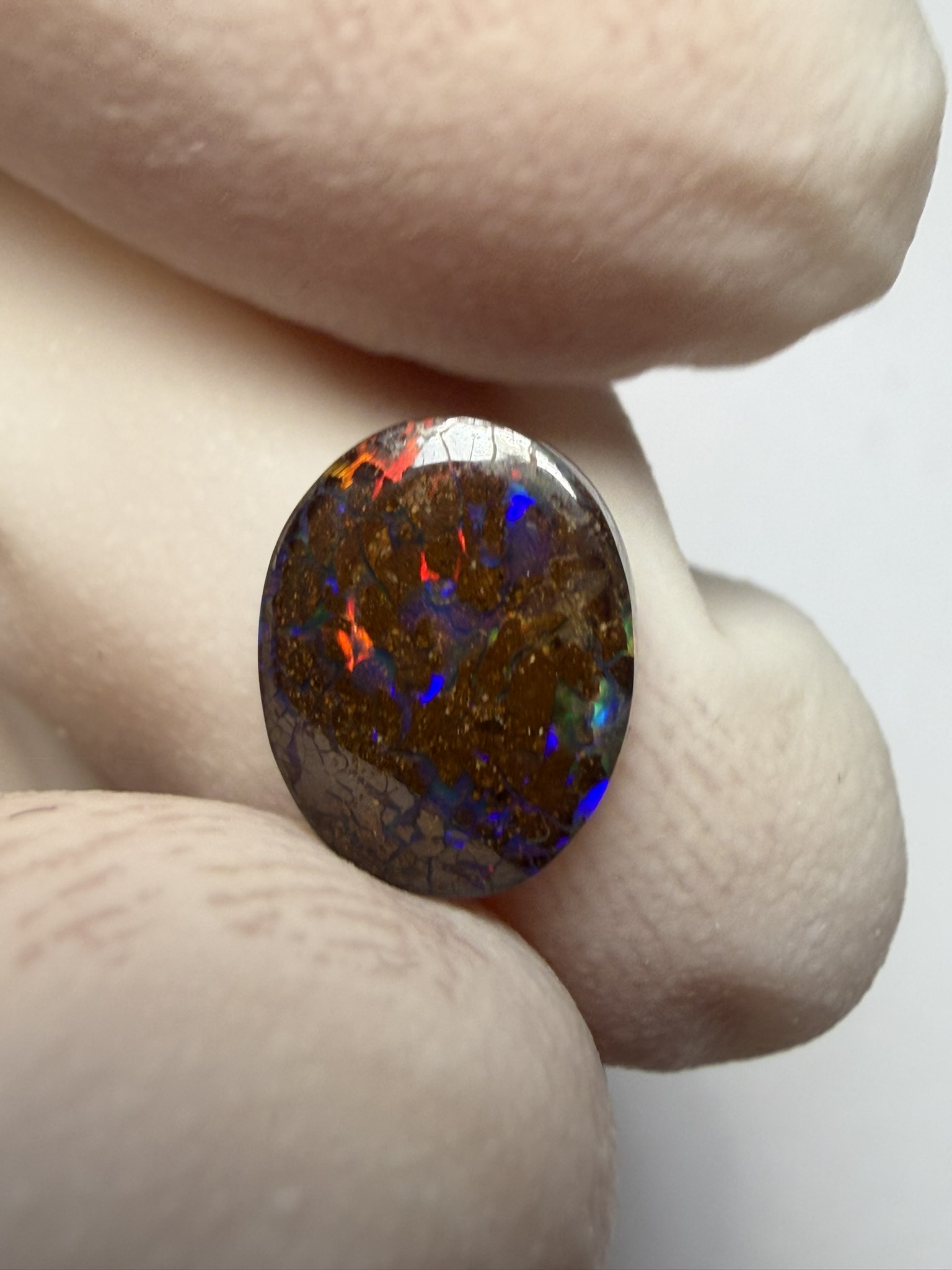 Opale boulder australienne de 1.82 ct (CBO-204) – Image 18