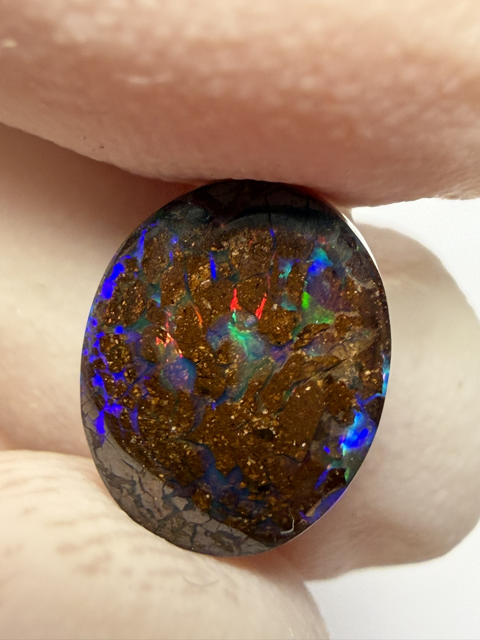 Opale boulder australienne de 1.82 ct (CBO-204) – Image 14