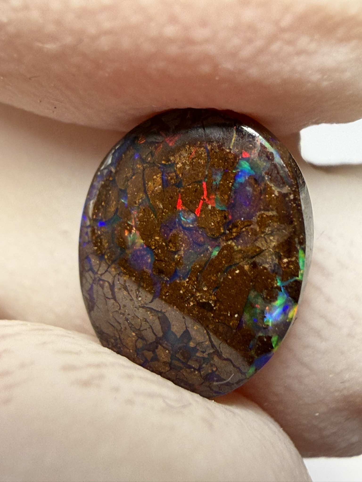 Opale boulder australienne de 1.82 ct (CBO-204) – Image 24