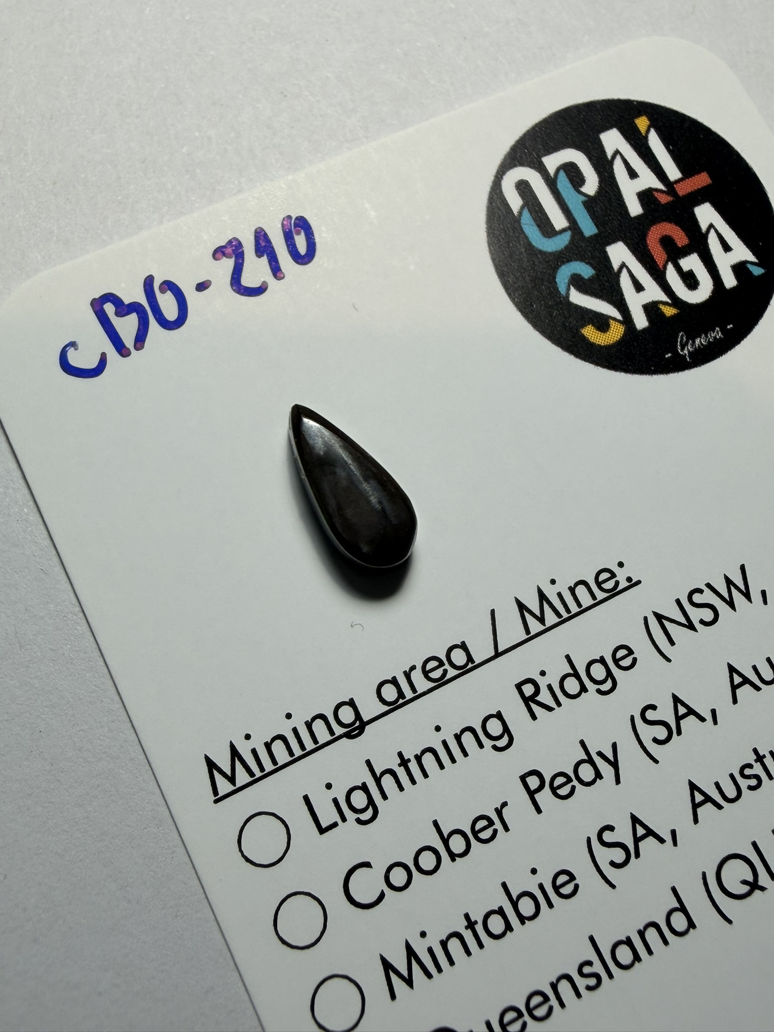 Opale boulder australienne de 2.24 ct (CBO-210) – Image 4