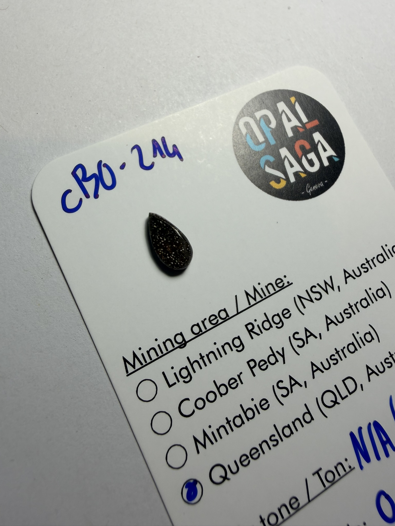 Opale boulder australienne de 0.93 ct (CBO-214) – Image 4