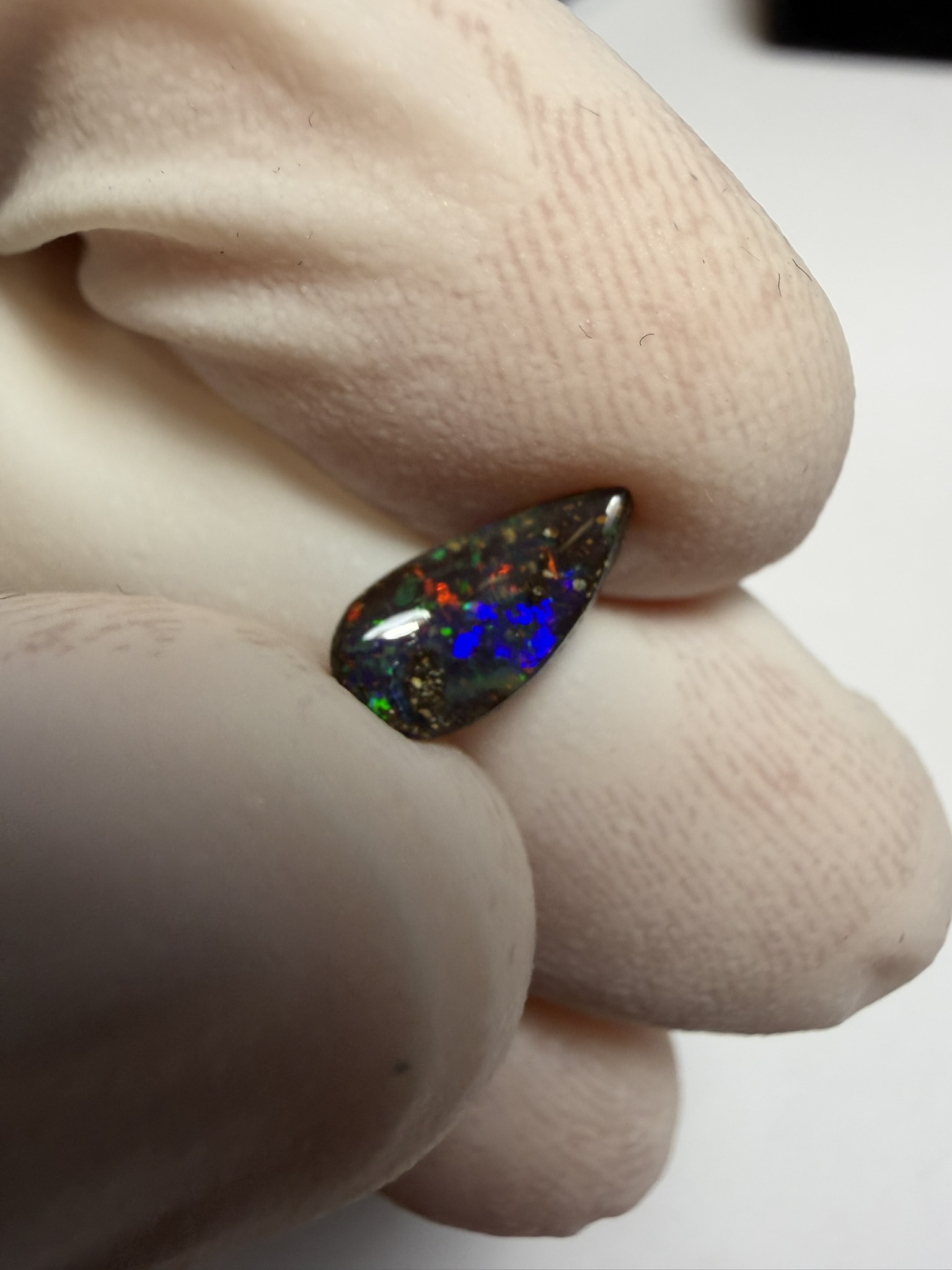 Opale boulder australienne de 0.93 ct (CBO-214) – Image 12