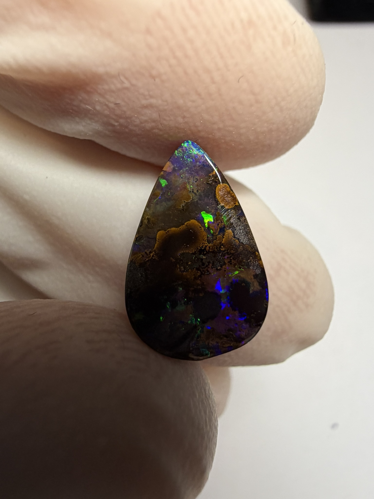 Opale boulder australienne de 4.96 ct (CBO-215) – Image 15