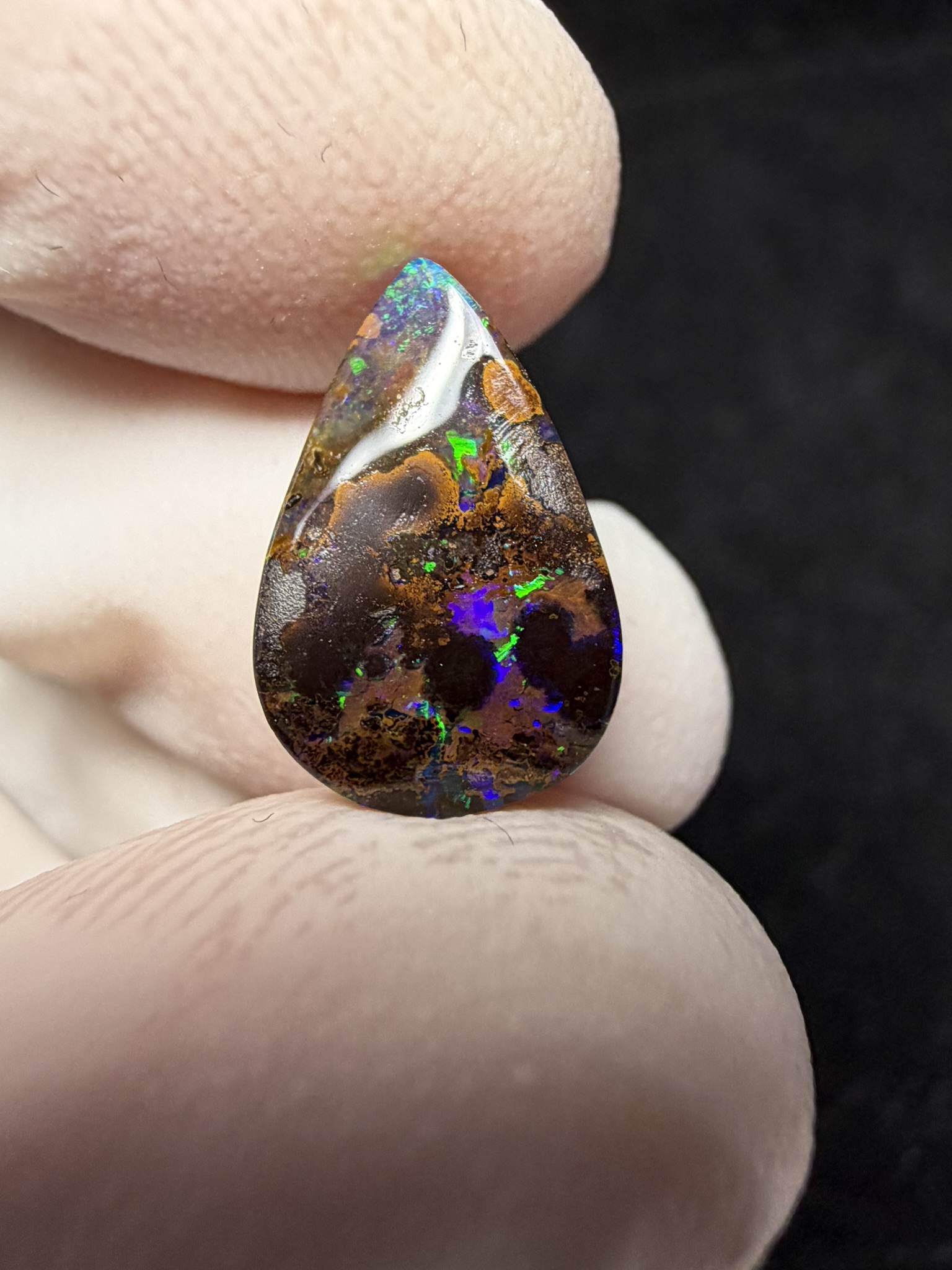 Opale boulder australienne de 4.96 ct (CBO-215) – Image 42