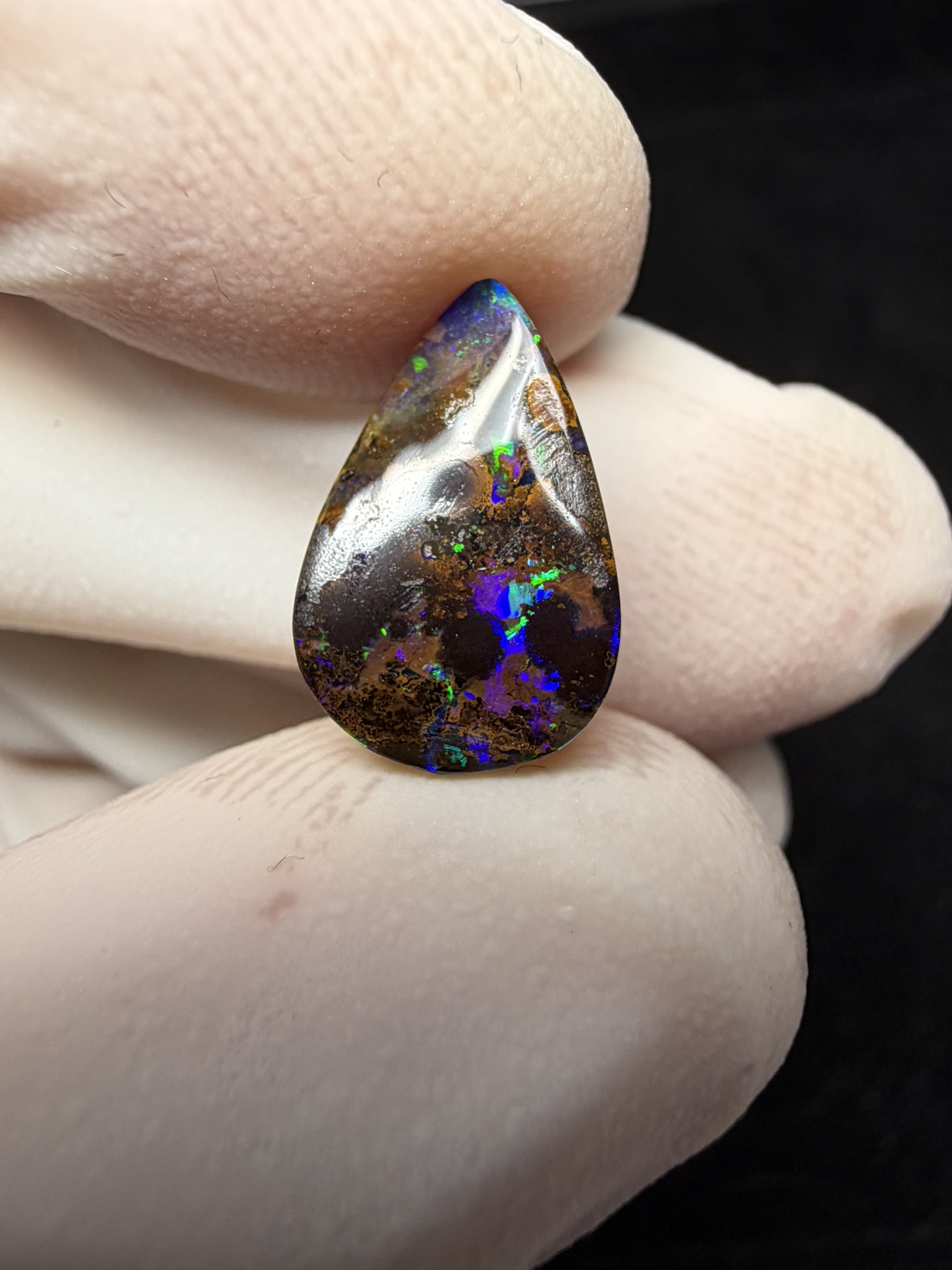 Opale boulder australienne de 4.96 ct (CBO-215) – Image 35