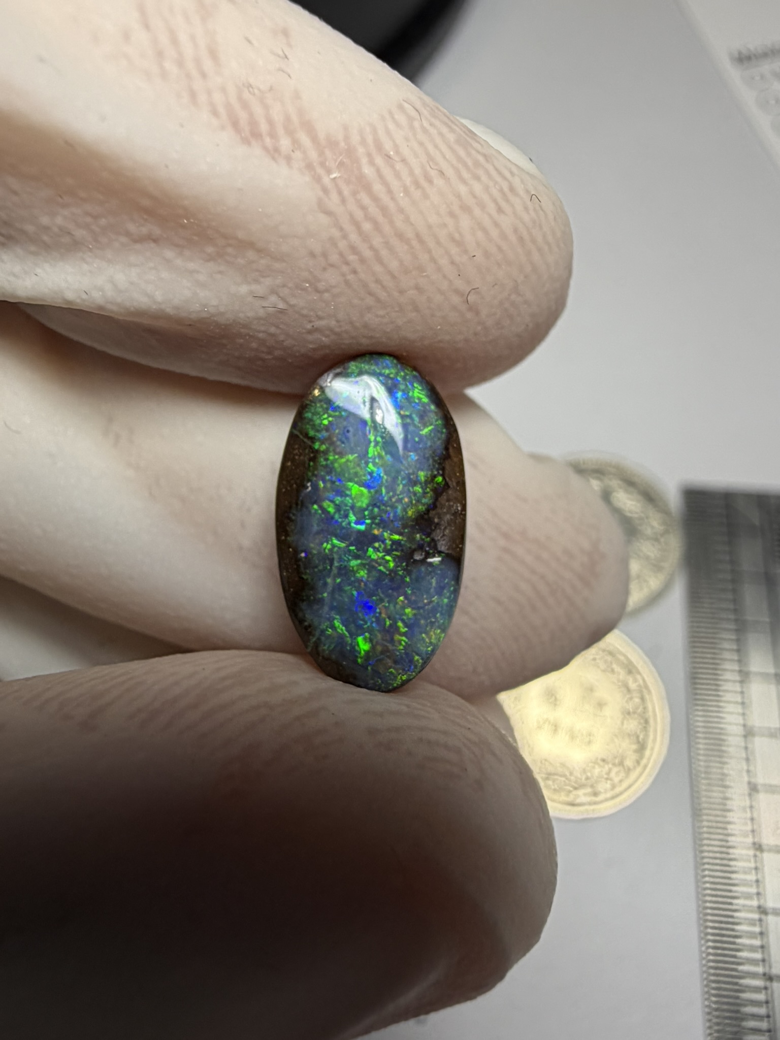 Opale boulder australienne de 5.08 ct (CBO-225) – Image 7